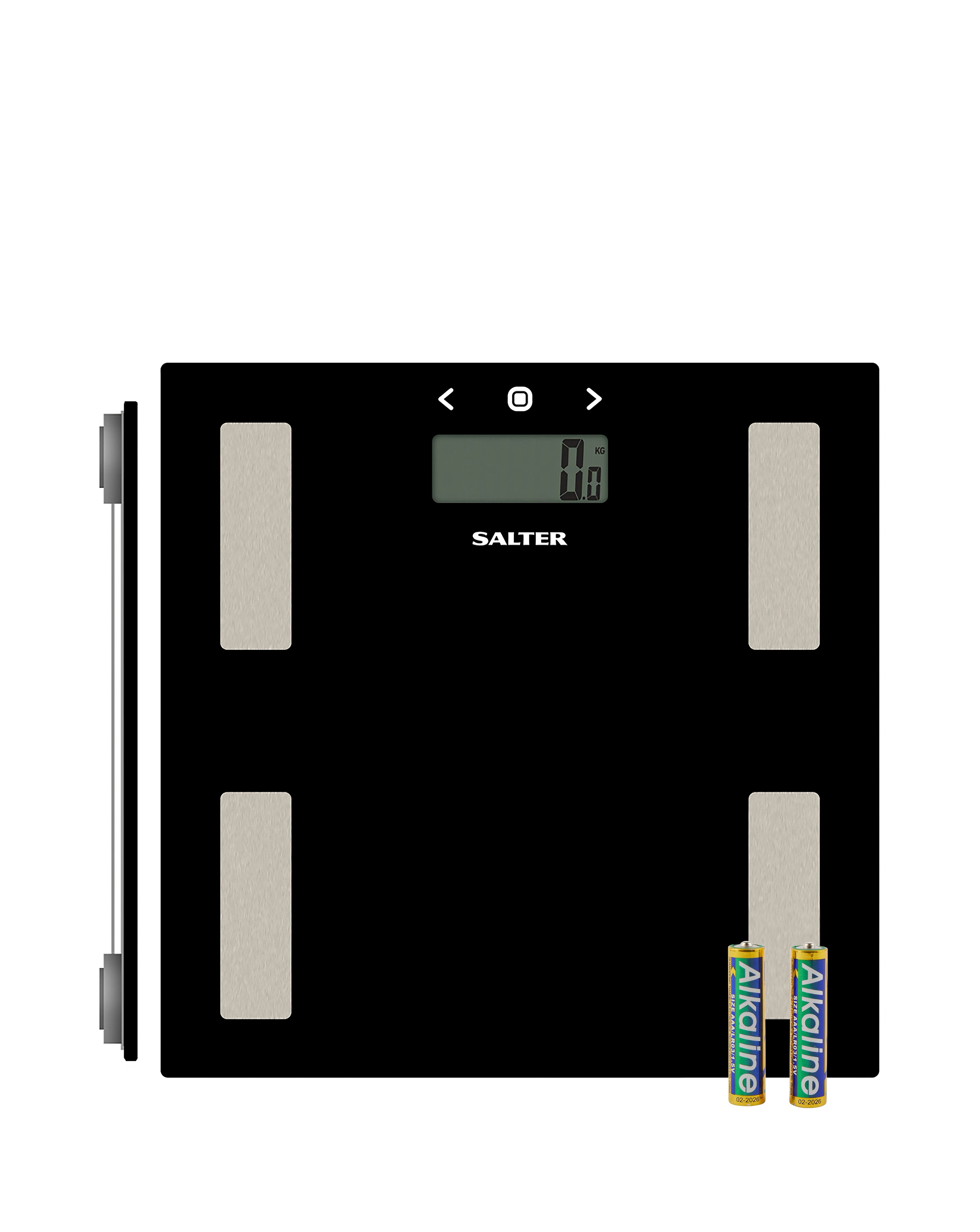 Salter Black Glass Analyser Scale 6 Salter Black Glass Analyser Scale