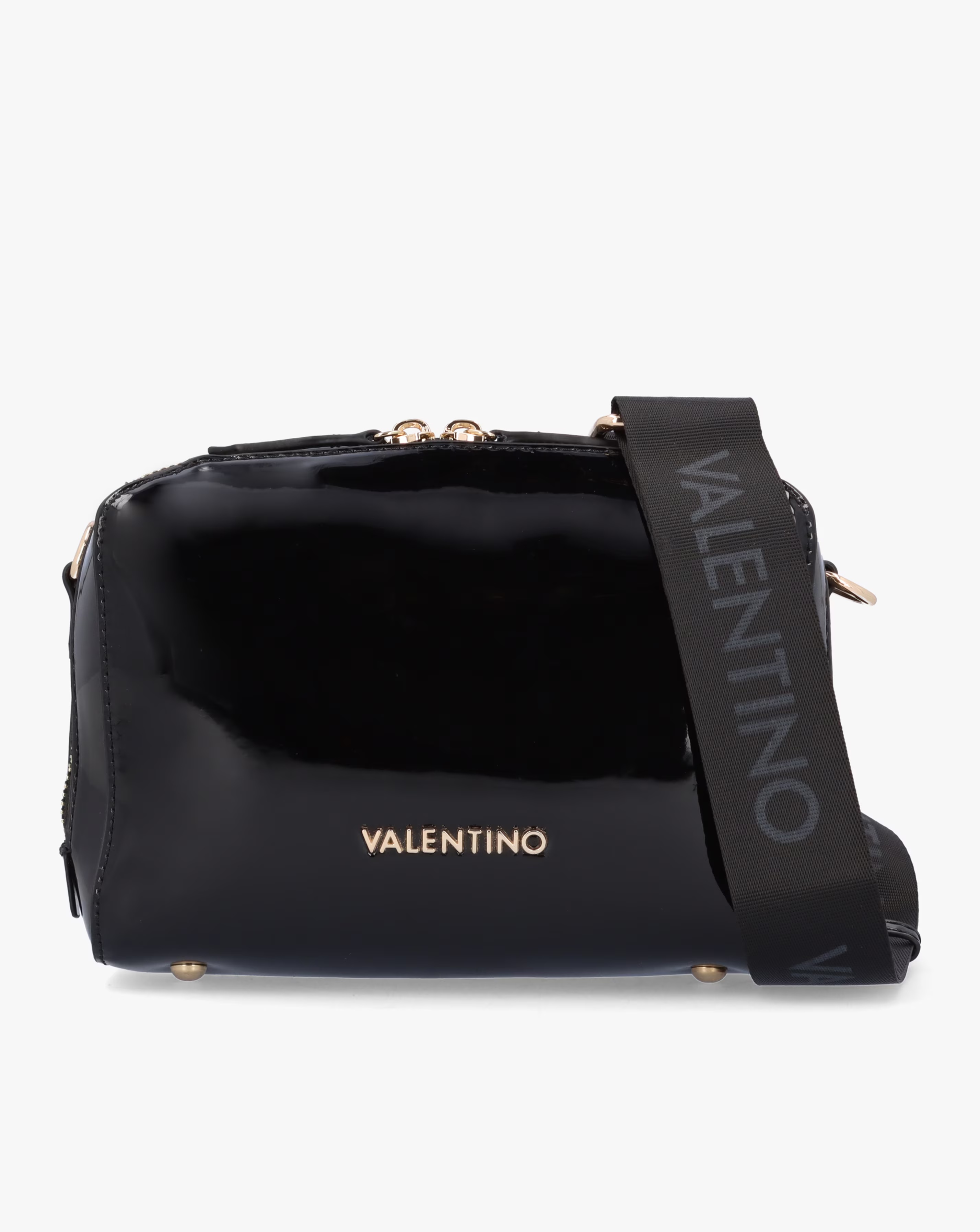 Valentino Bags Pattie Patent Black Camera Bag 1 Valentino Bags Pattie Patent Black Camera Bag