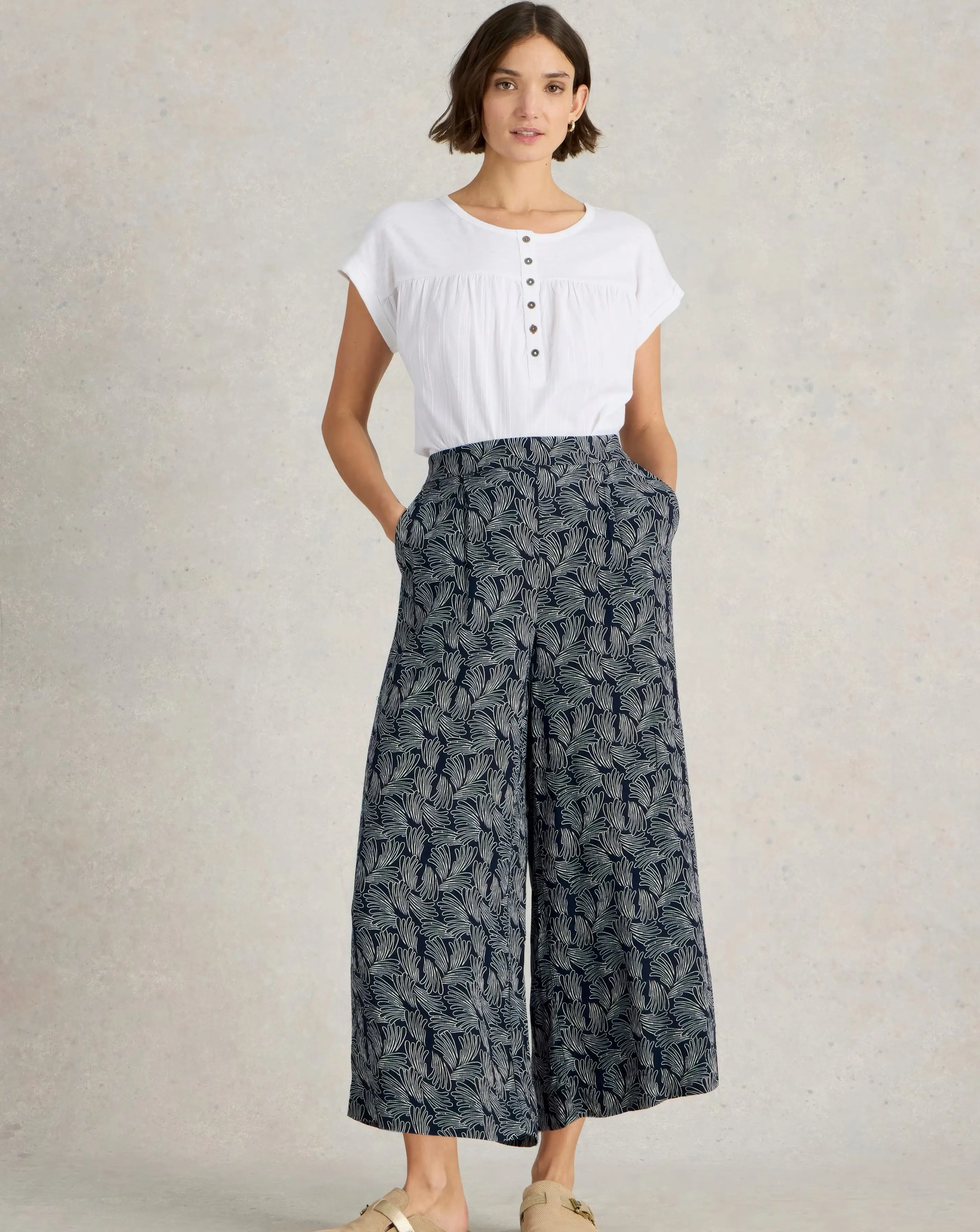 White Stuff Lisette Crinkle Culotte 1 White Stuff Lisette Crinkle Culotte