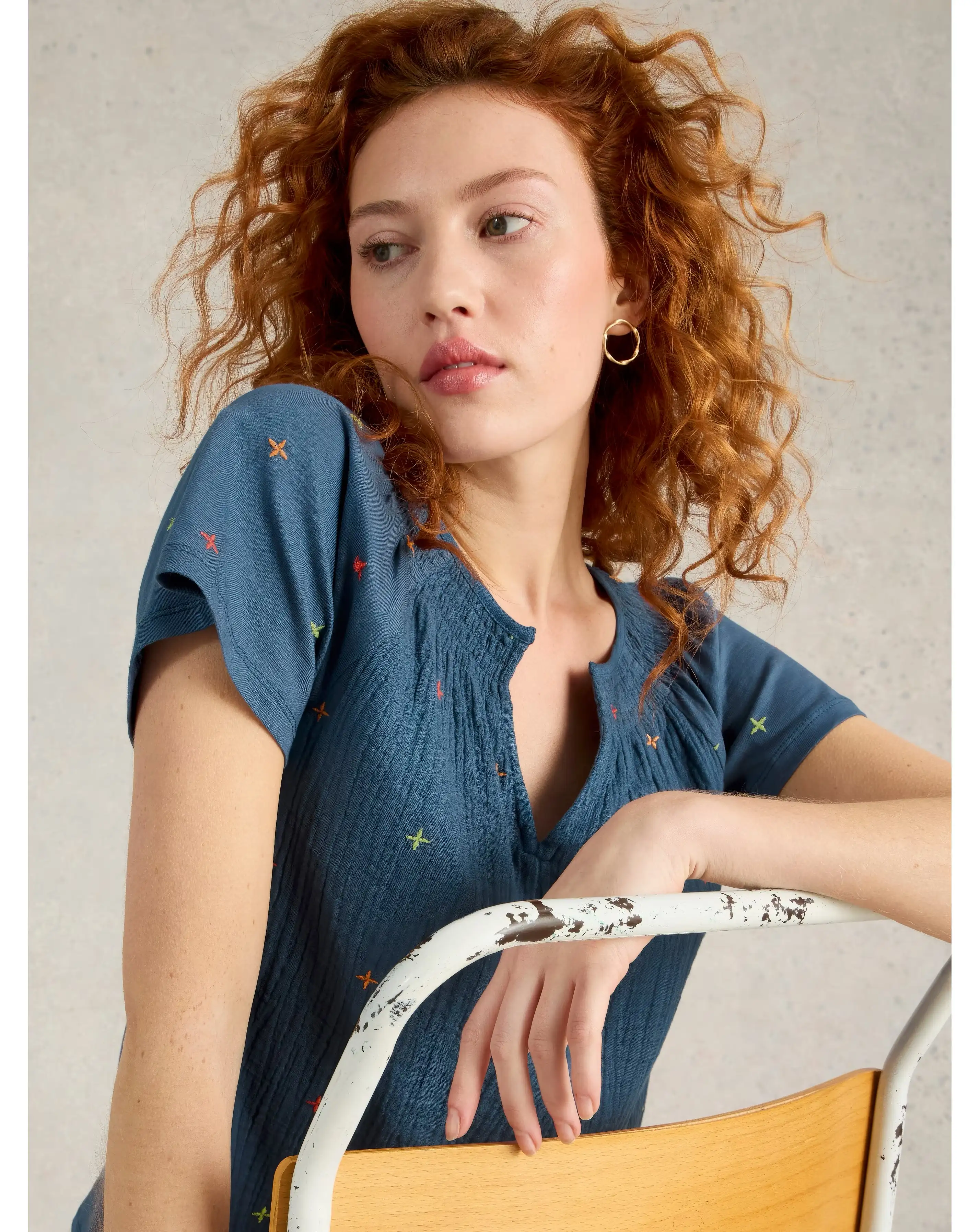 White Stuff Luella Embroidered Top 3 White Stuff Luella Embroidered Top