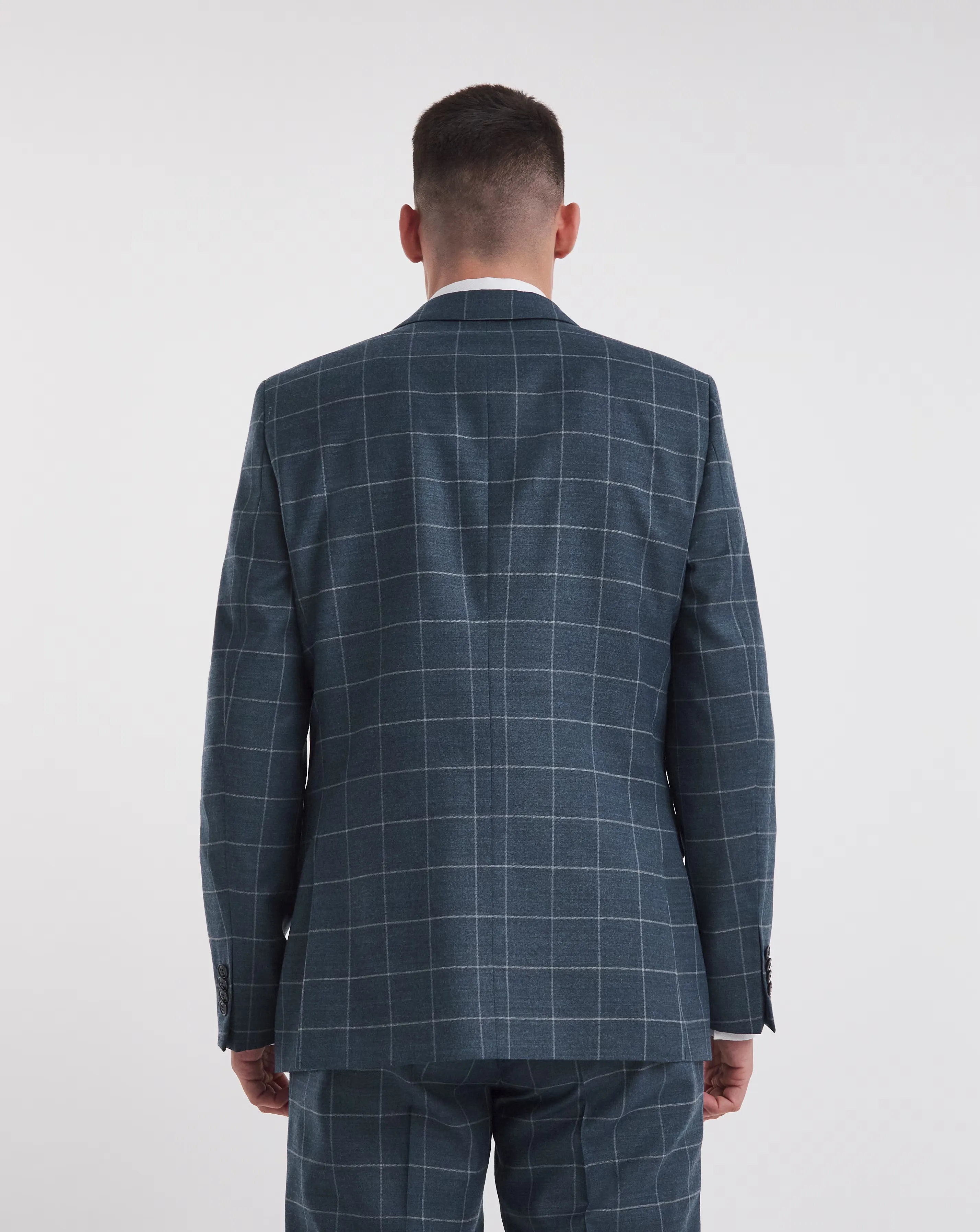 William Hunt Flannel Suit Jacket Long 1 William Hunt Flannel Suit Jacket Long