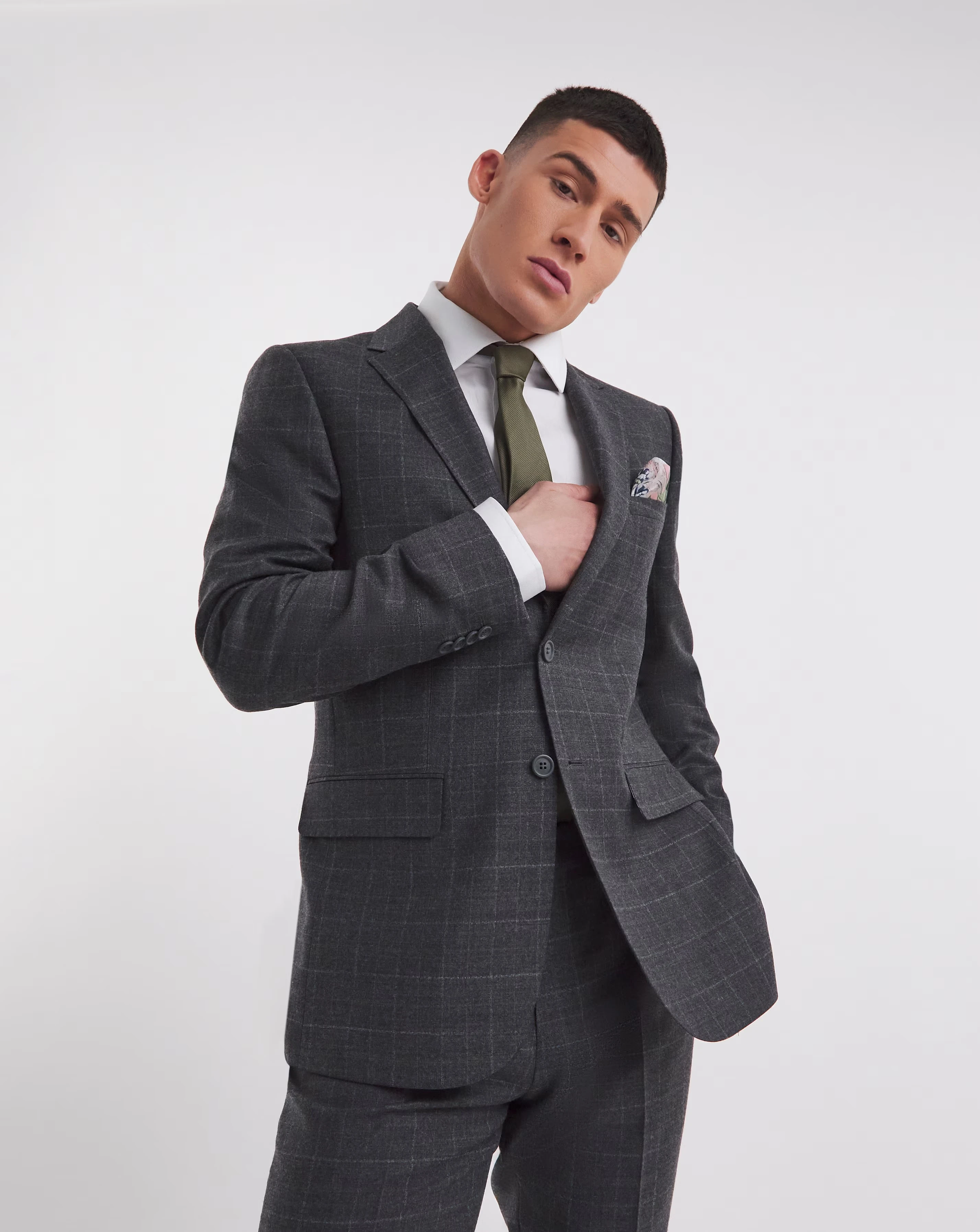 William Hunt Flannel Suit Jacket 1 William Hunt Flannel Suit Jacket