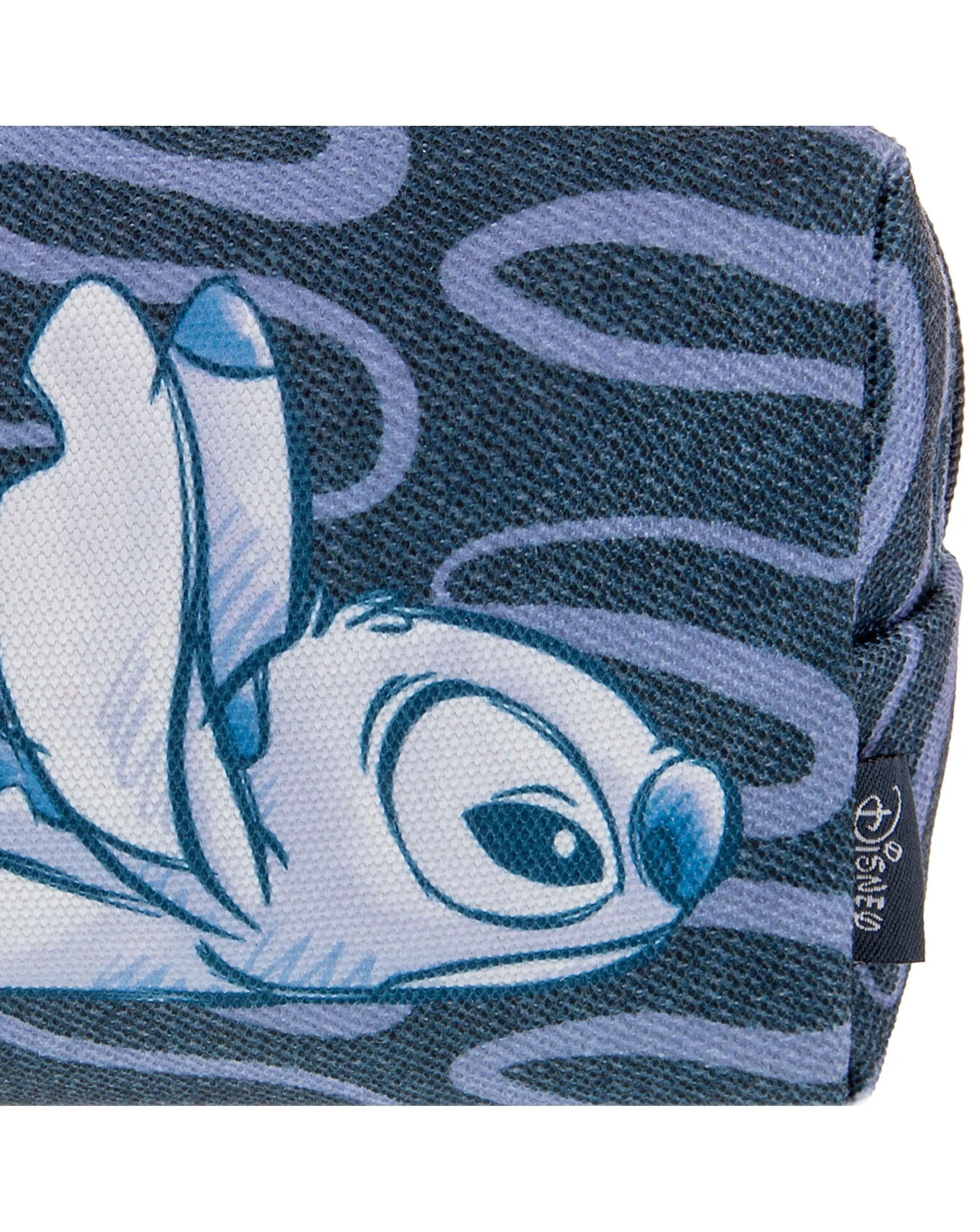 Disney Stitch Denim Cosmetic Bag & Makeup Brushes 5 Disney Stitch Denim Cosmetic Bag & Makeup Brushes