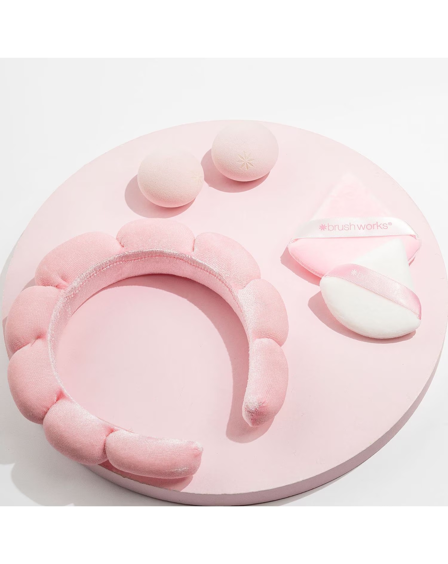 Brushworks Dream Blend Cloud Headband & Sponge Set 3 Brushworks Dream Blend Cloud Headband & Sponge Set