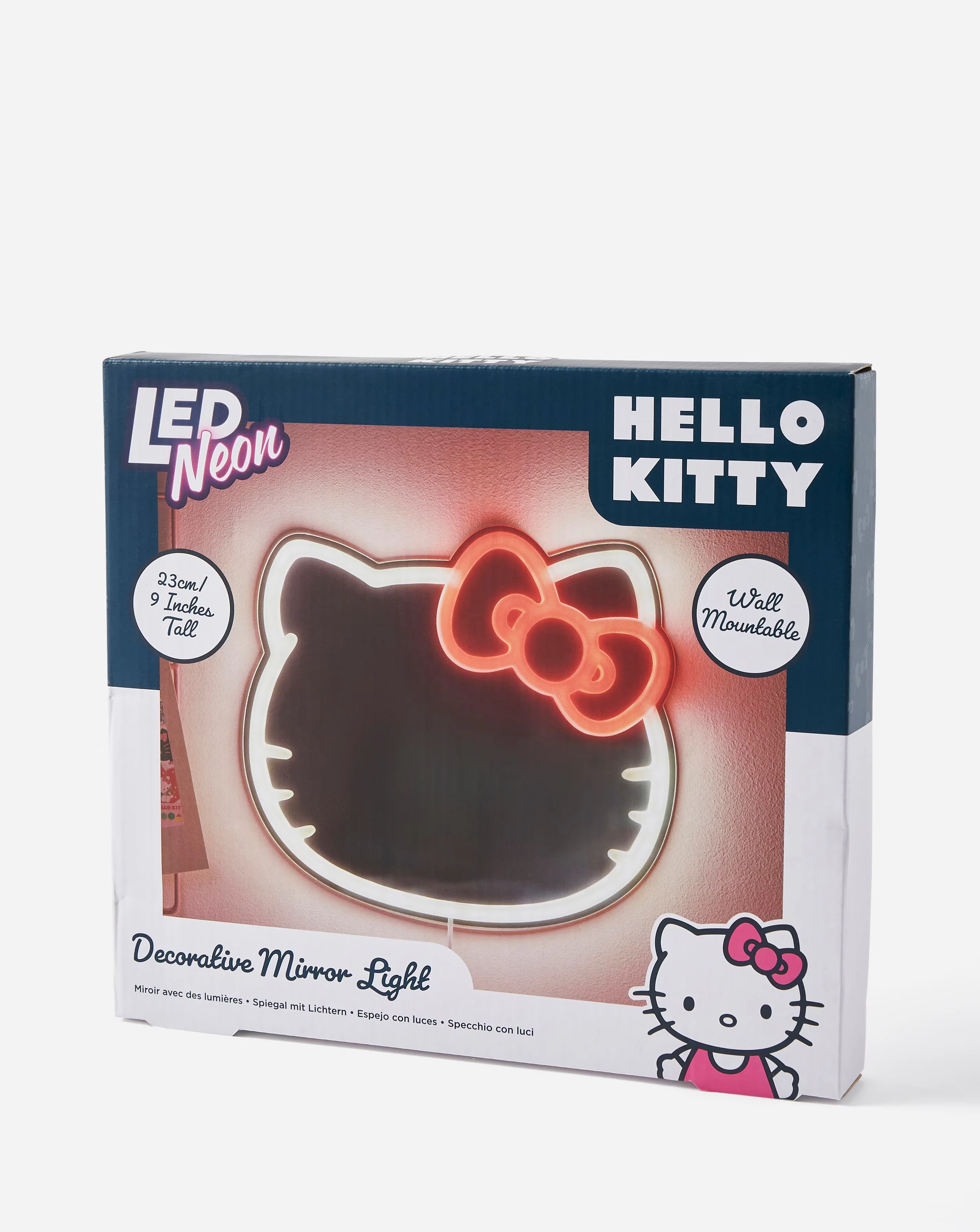 Hello Kitty Wall Mountable LED Neon Mirror 4 Hello Kitty Wall Mountable LED Neon Mirror