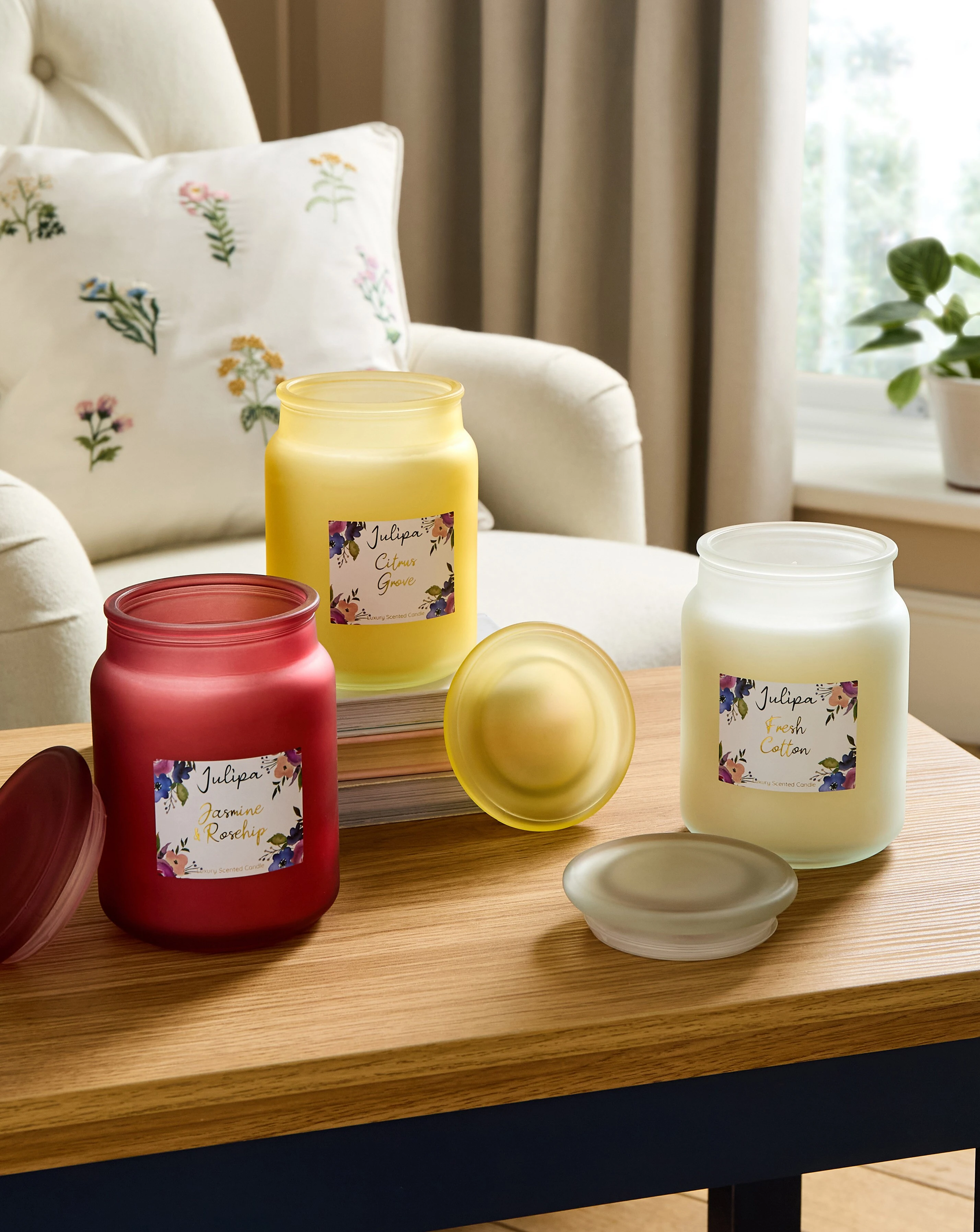 Julipa Fresh Cotton Jar Candle 2 Julipa Fresh Cotton Jar Candle