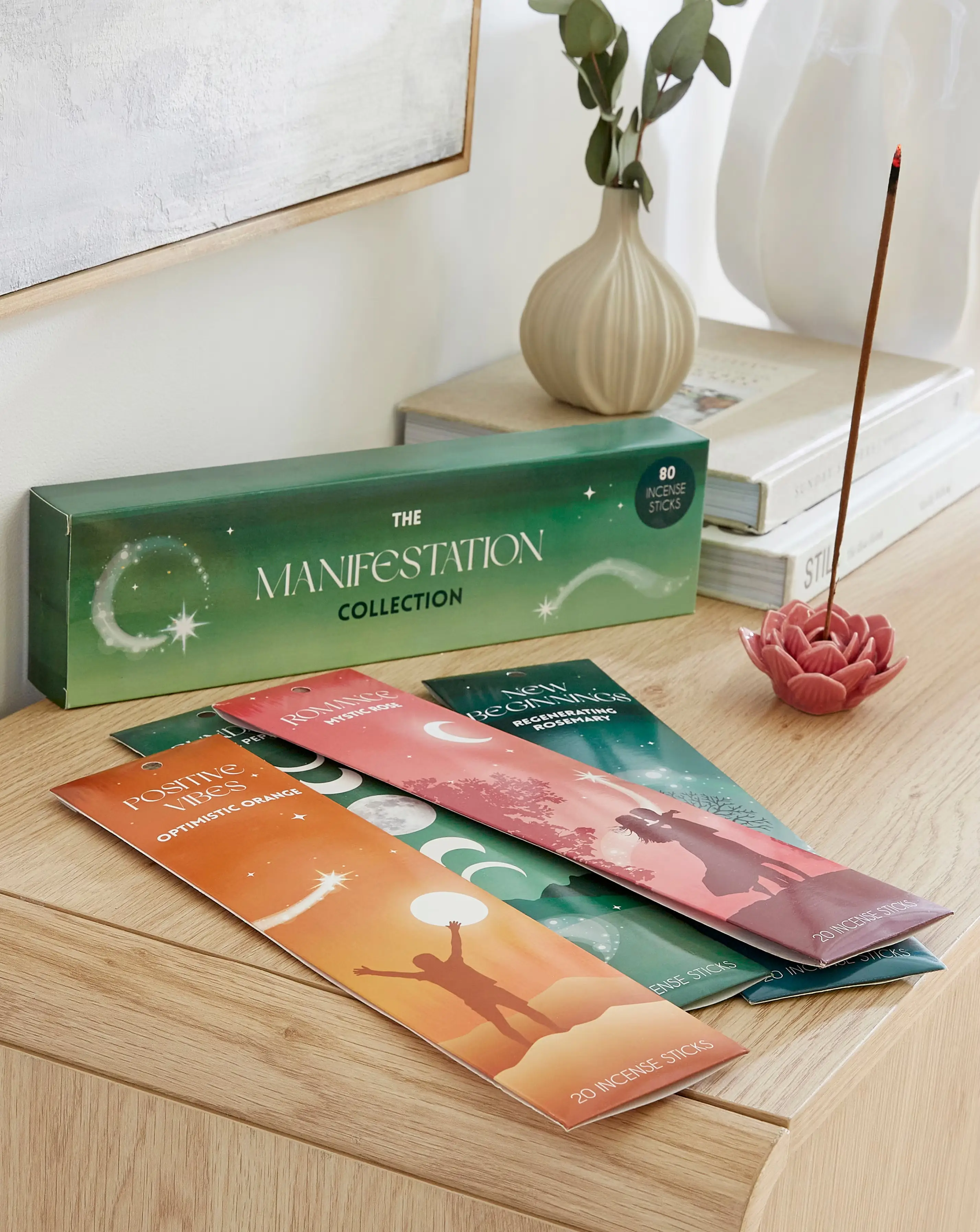 The Manifestation Incense Stick Set with Holder