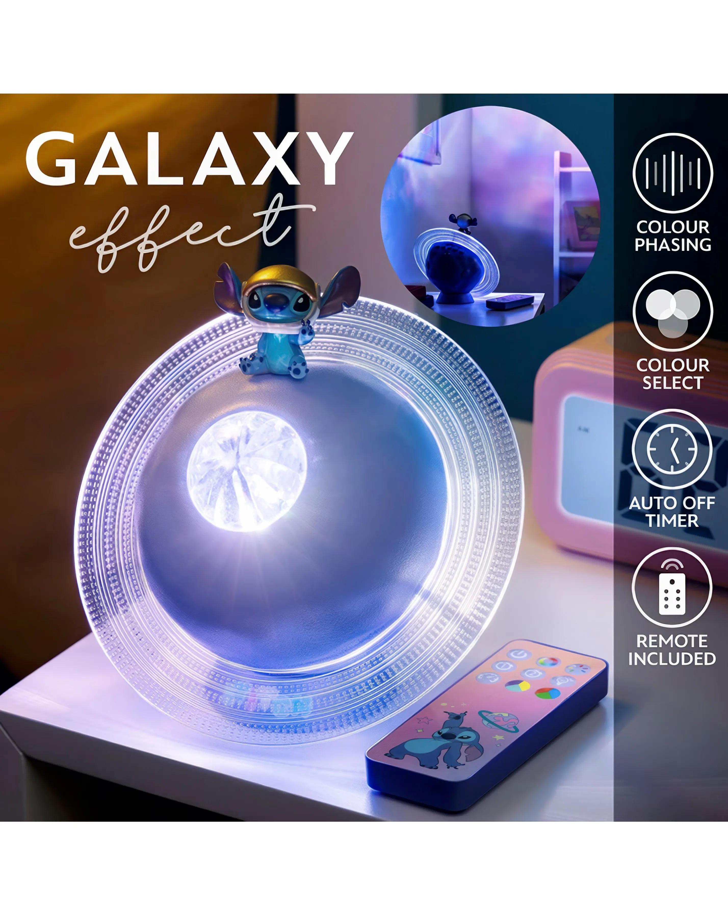Stitch Galaxy Projection Light Rechargeable Battery 5 Stitch Galaxy Projection Light Rechargeable Battery