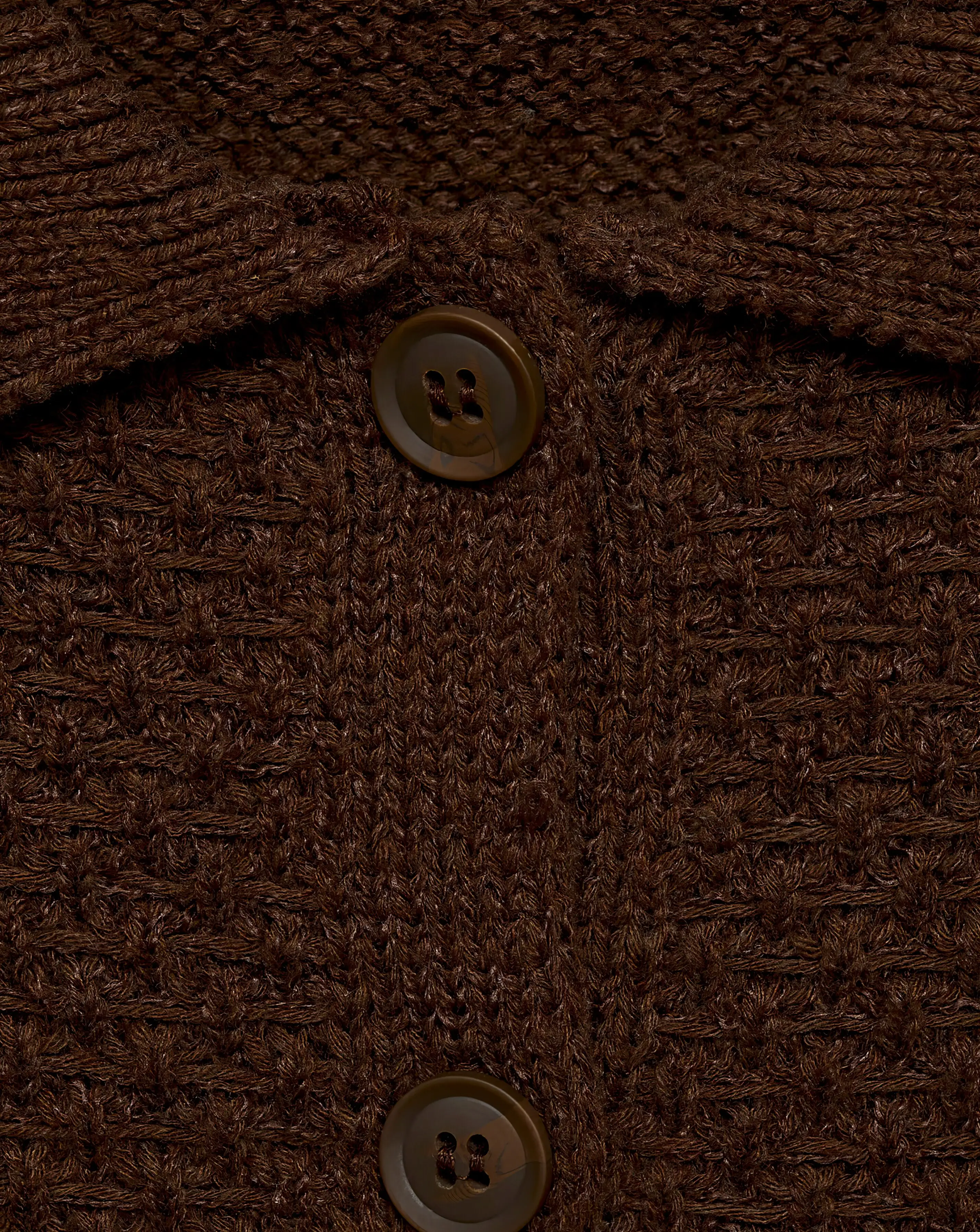 Mango Polo Neck Knitted Choco Jacket 6 Mango Polo Neck Knitted Choco Jacket