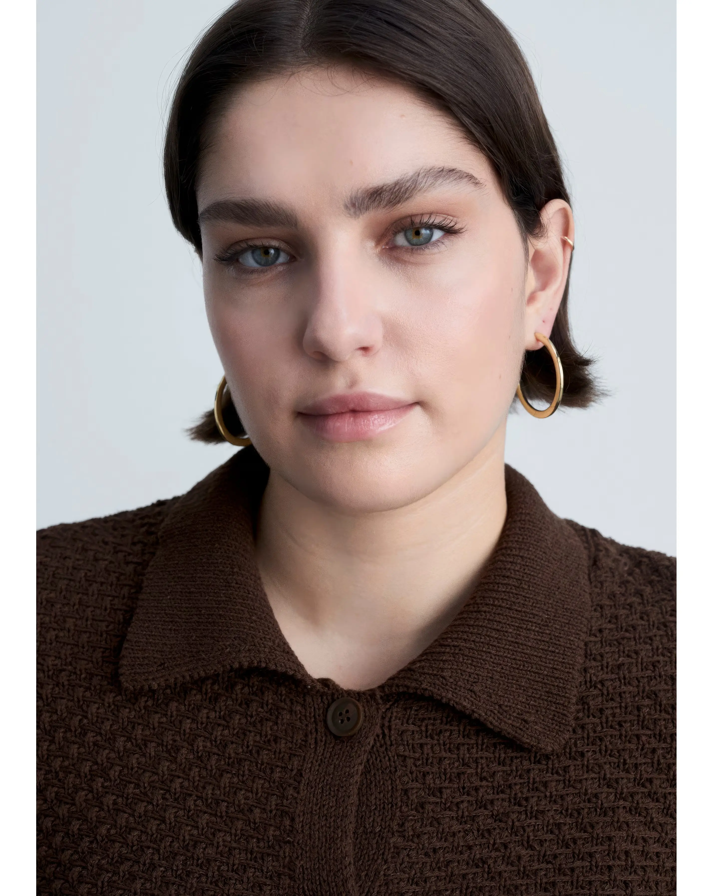 Mango Polo Neck Knitted Choco Jacket 7 Mango Polo Neck Knitted Choco Jacket