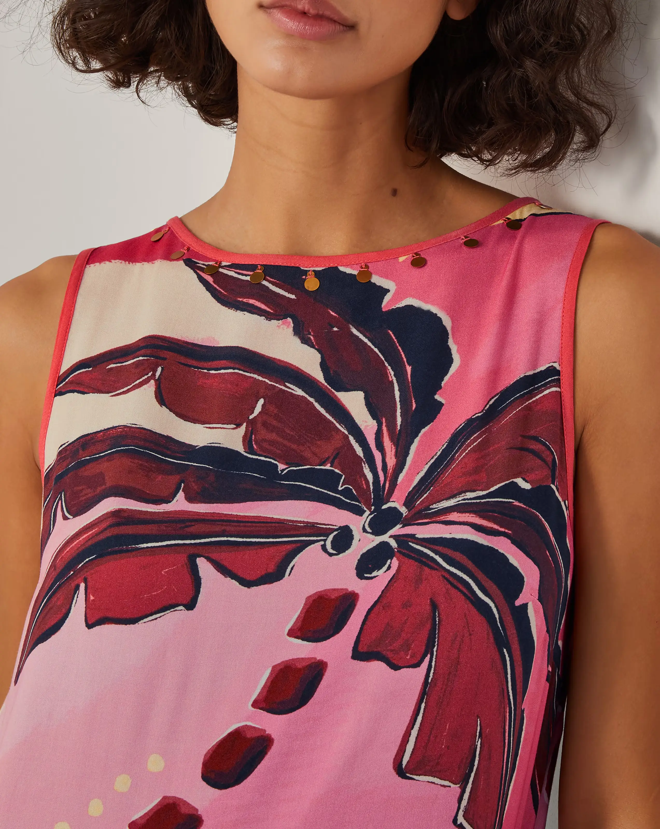 Monsoon Alex Palm Print Midi Dress 2 Monsoon Alex Palm Print Midi Dress