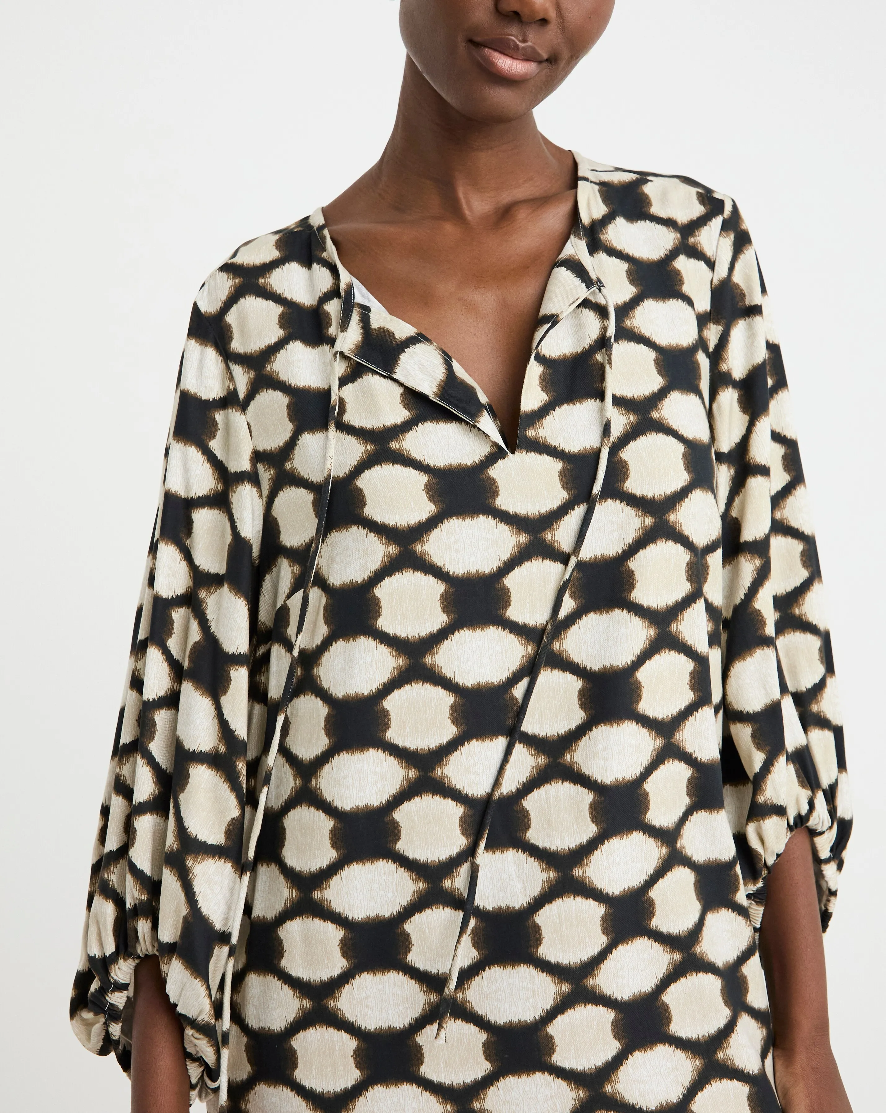 Tunic Tie Neck Dress 3 Tunic Tie Neck Dress