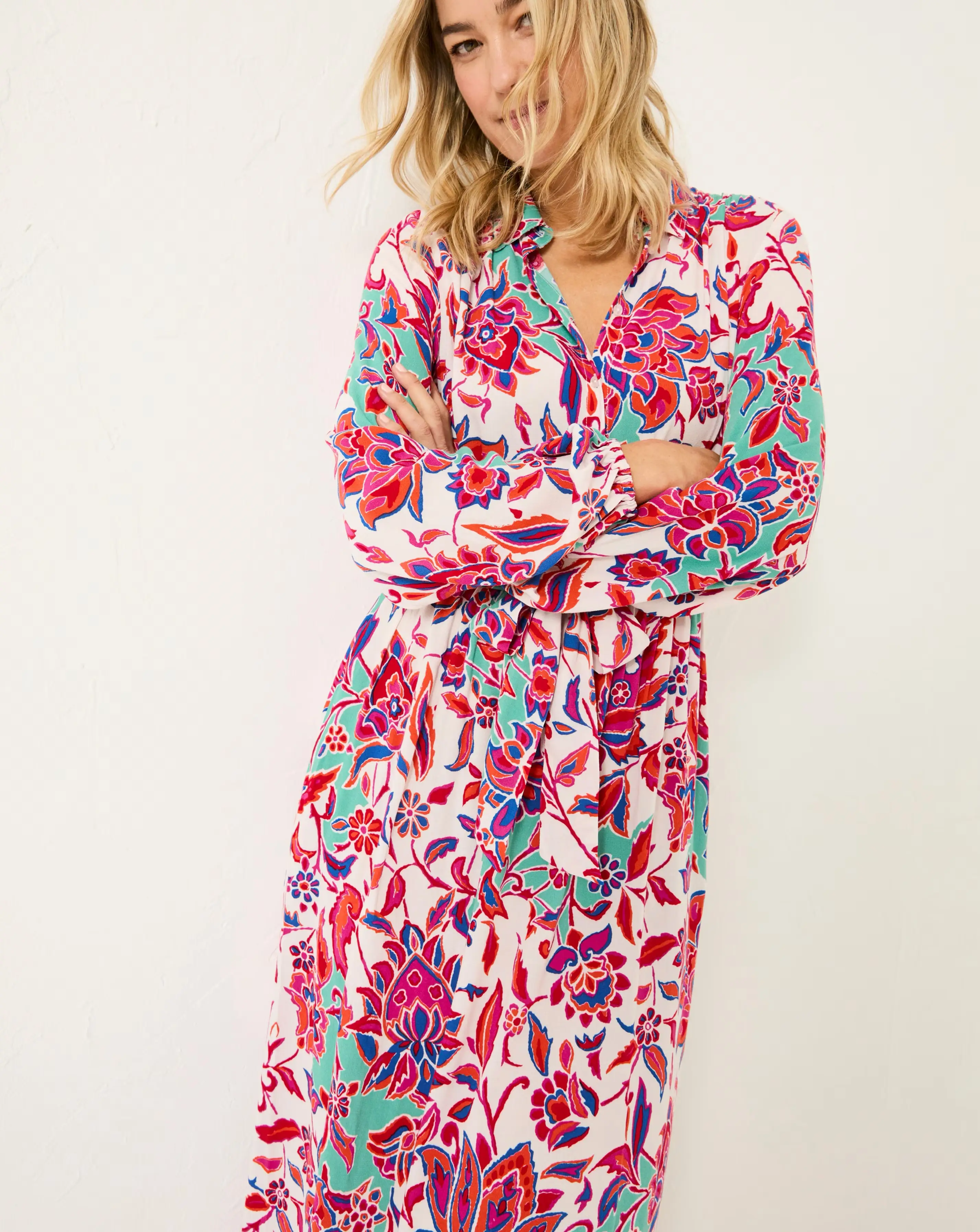 Fatface Scheana Floral Midi Dress 3 Fatface Scheana Floral Midi Dress