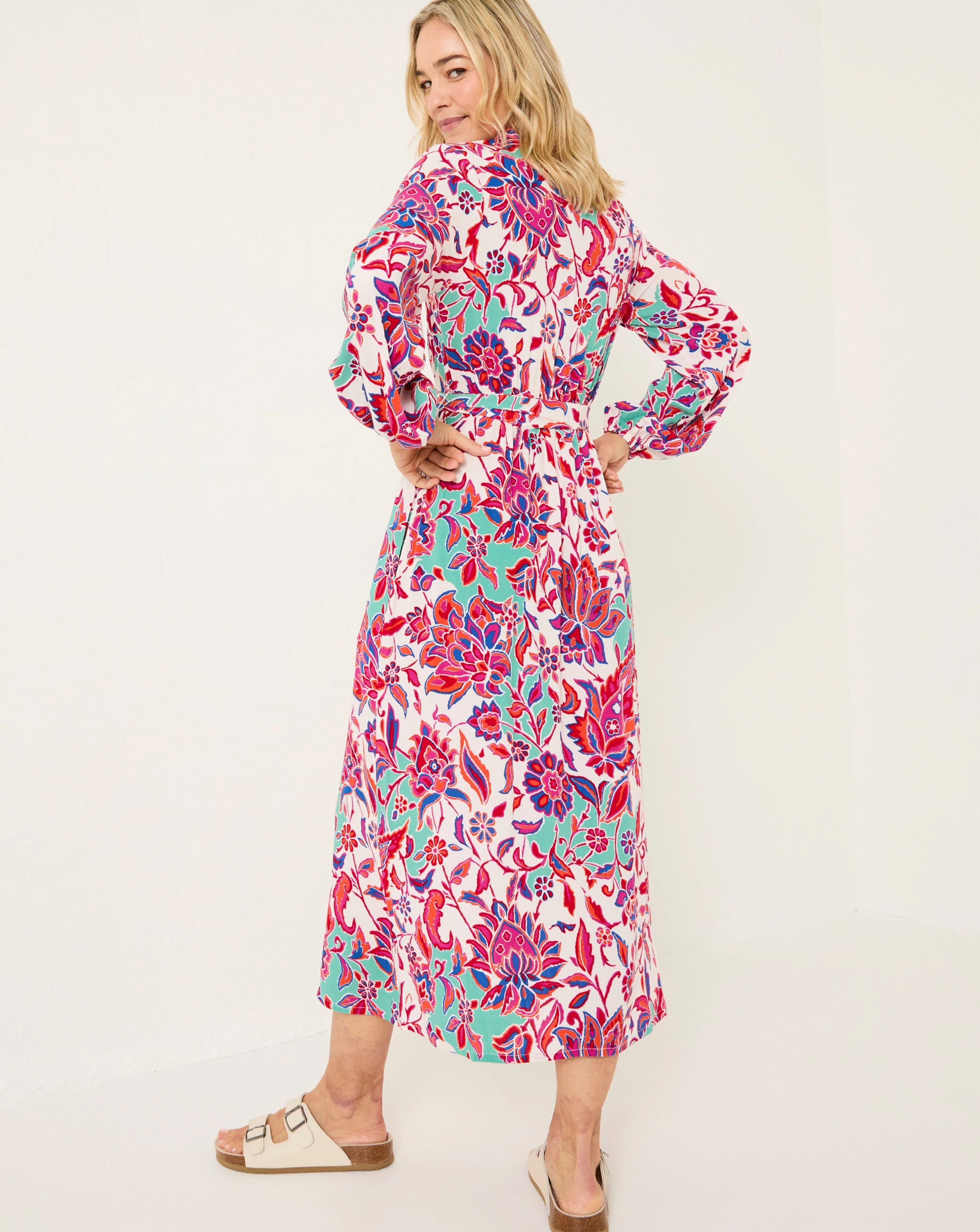 Fatface Scheana Floral Midi Dress 4 Fatface Scheana Floral Midi Dress