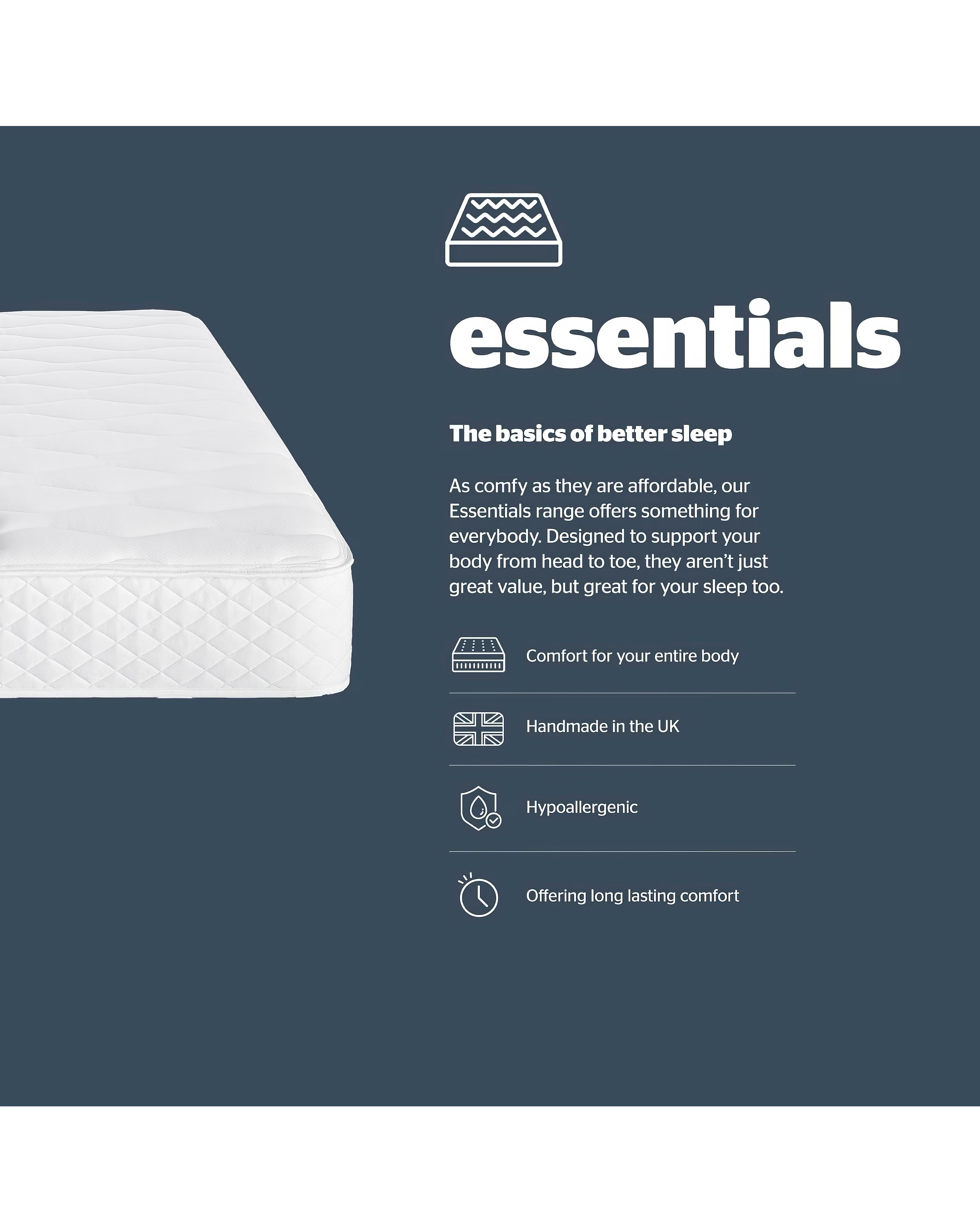 Silentnight Essentials Comfort Divan Set 6 Silentnight Essentials Comfort Divan Set