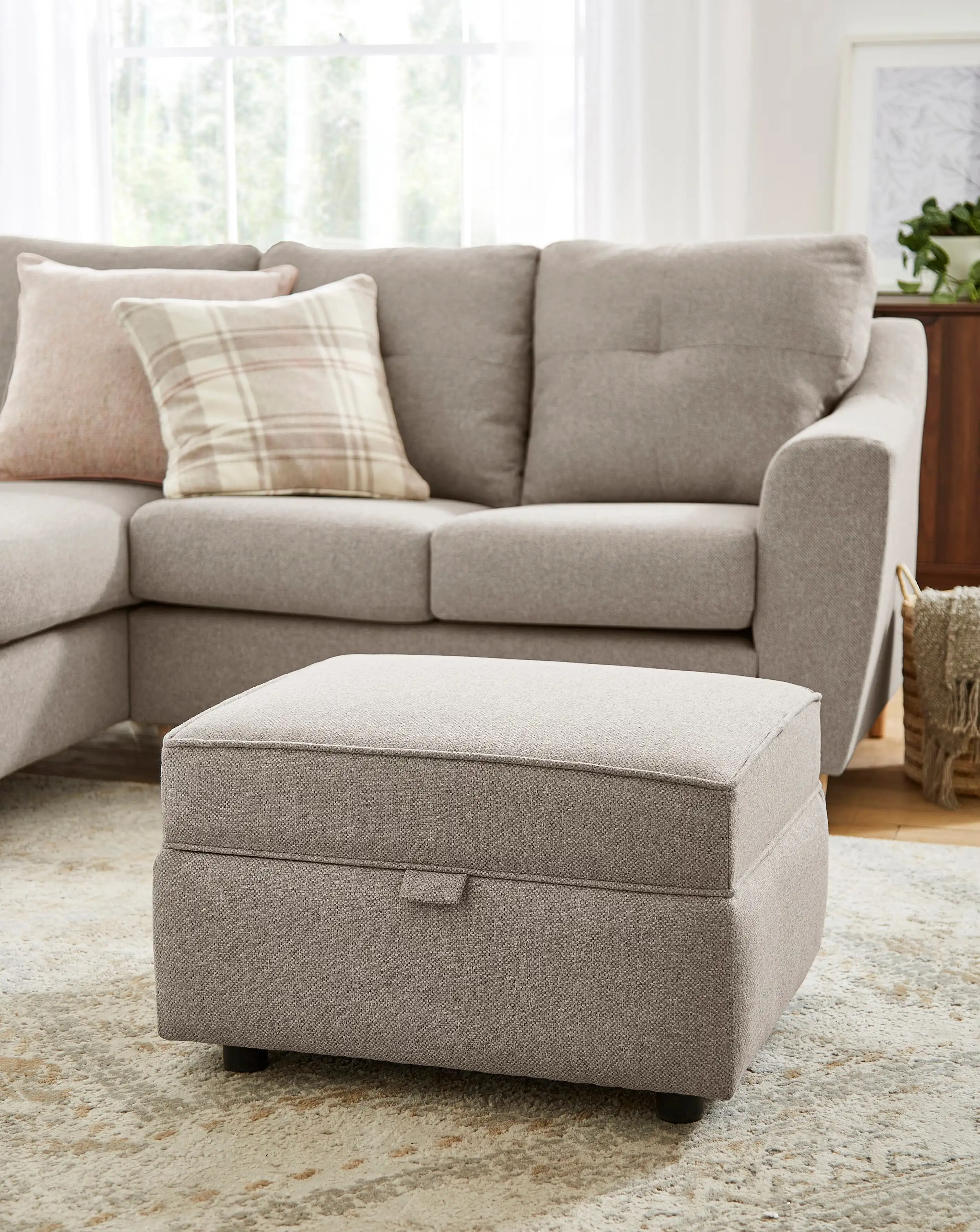 Baxter Fabric Storage Footstool
