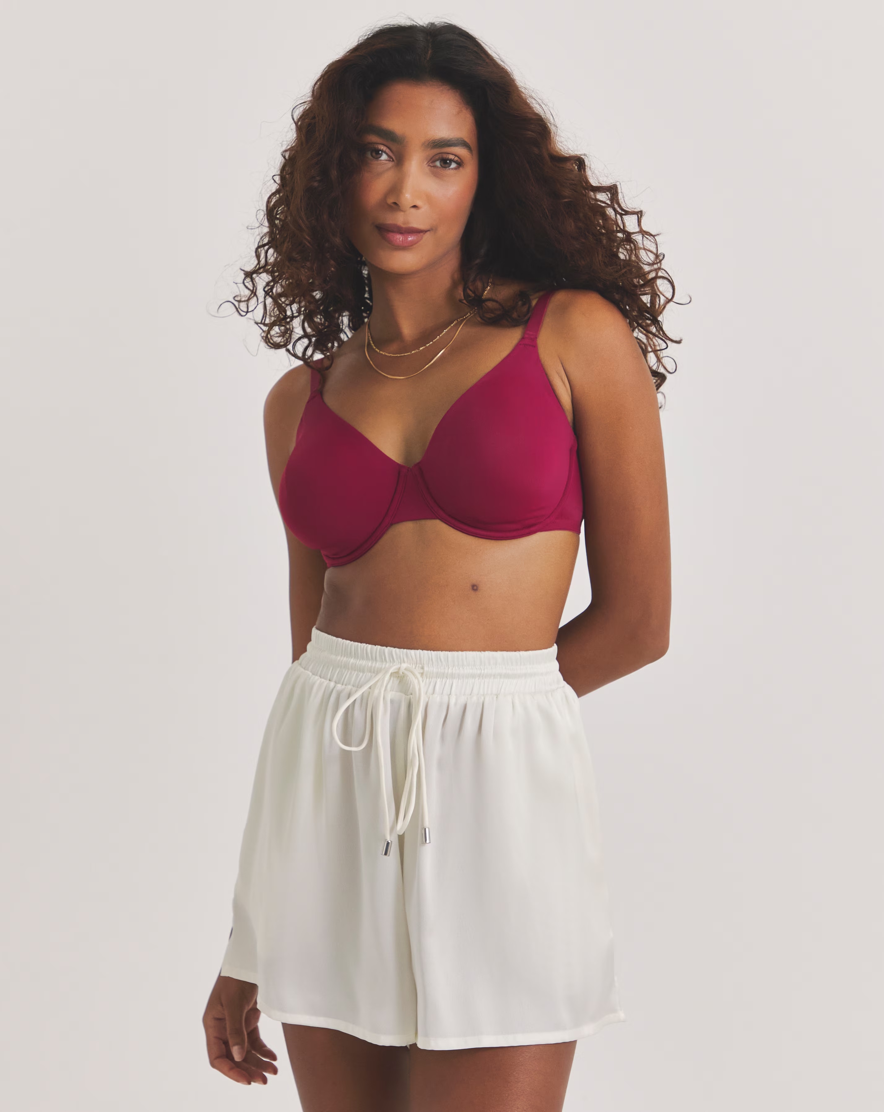Pretty Secrets (3 Pack) Claire Micro Moulded Full Cup Wired Bras B-E Berry Multi 2 Pretty Secrets (3 Pack) Claire Micro Moulded Full Cup Wired Bras B-E Berry Multi
