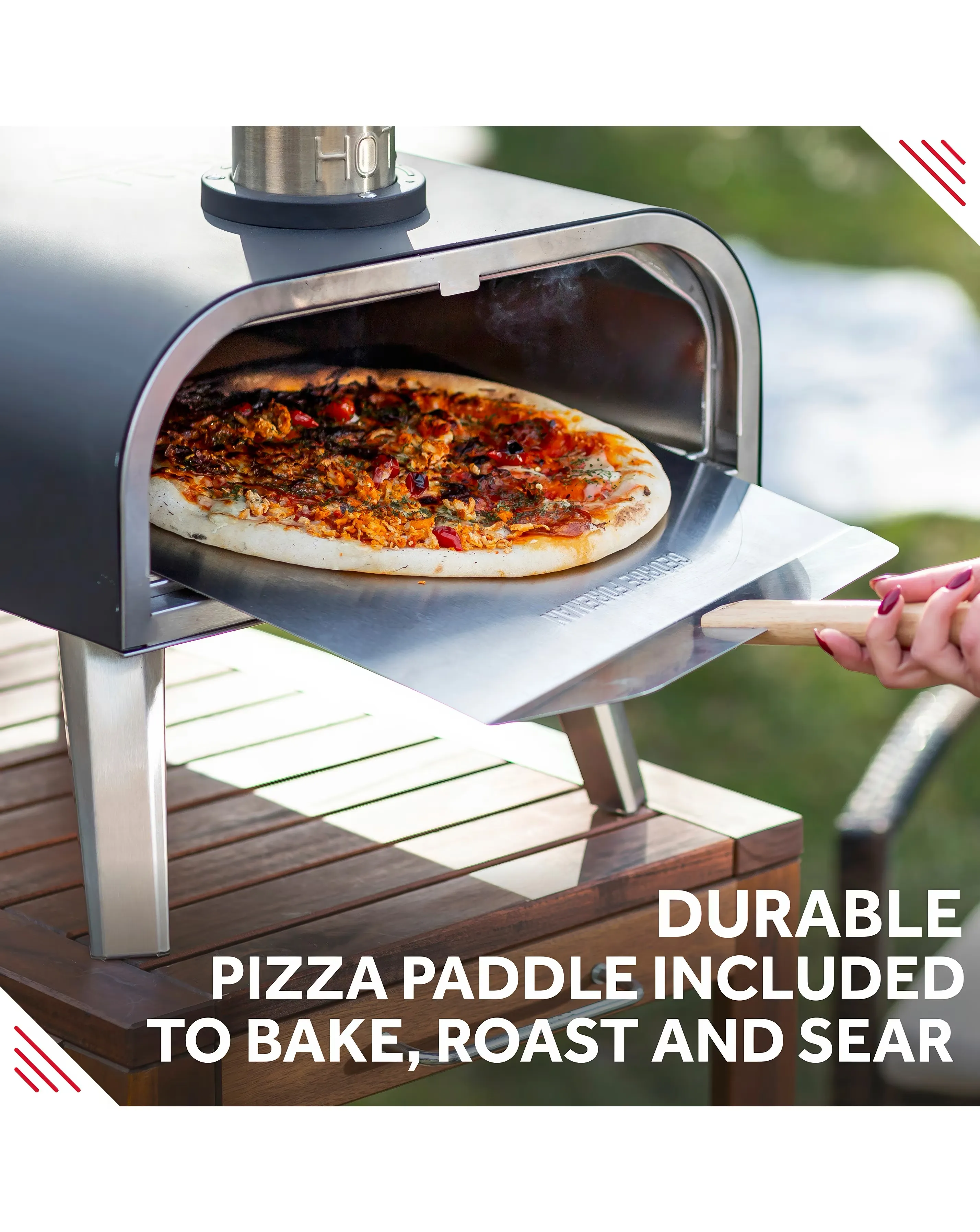 George Foreman 16" Pizza Oven with Paddle & Carry Bag 6 George Foreman 16" Pizza Oven with Paddle & Carry Bag