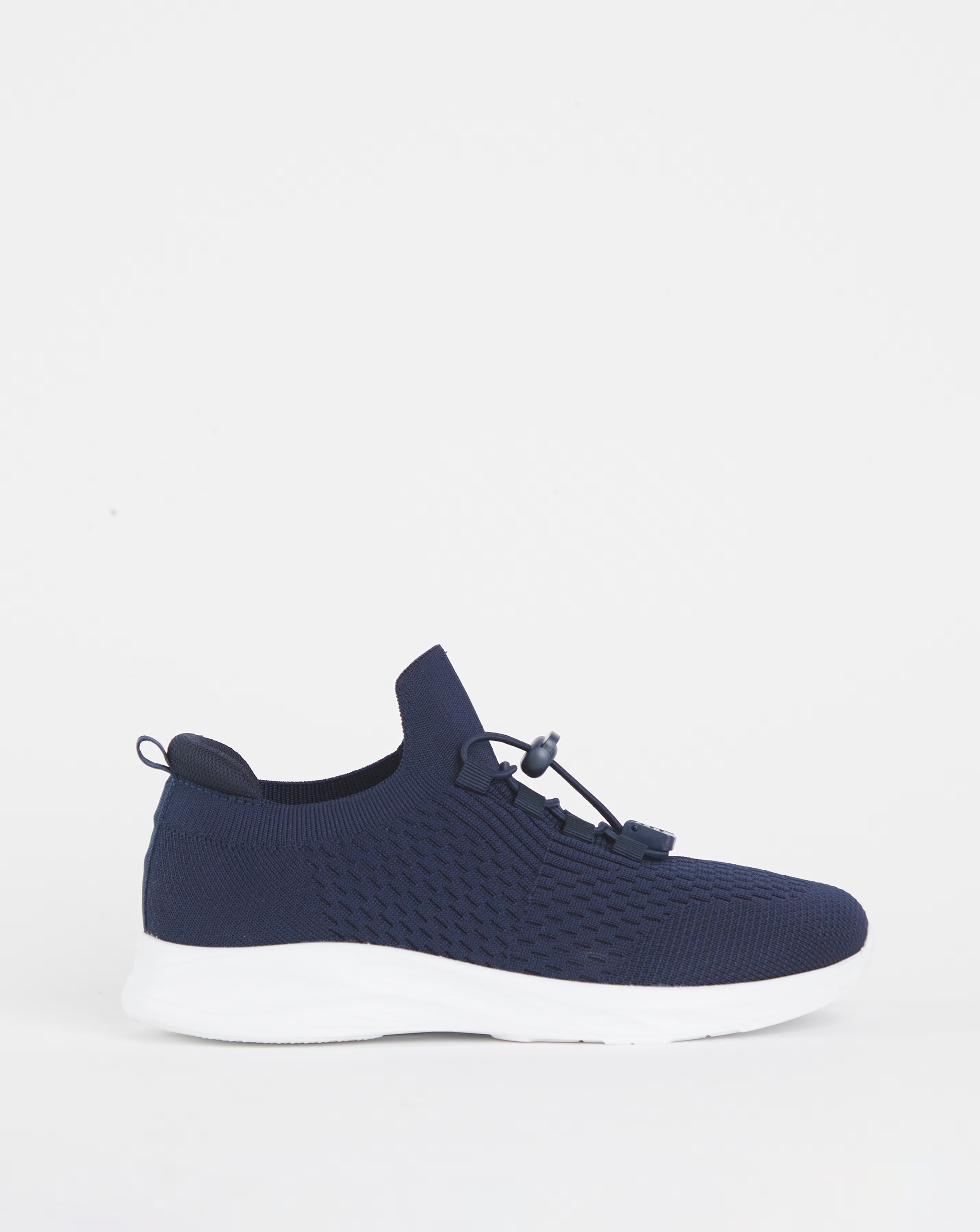 Cushion Walk Navy Arch Support Toggle Trainers- Extra Wide Fit (EEE) 1 Cushion Walk Navy Arch Support Toggle Trainers -Wide Fit (E)