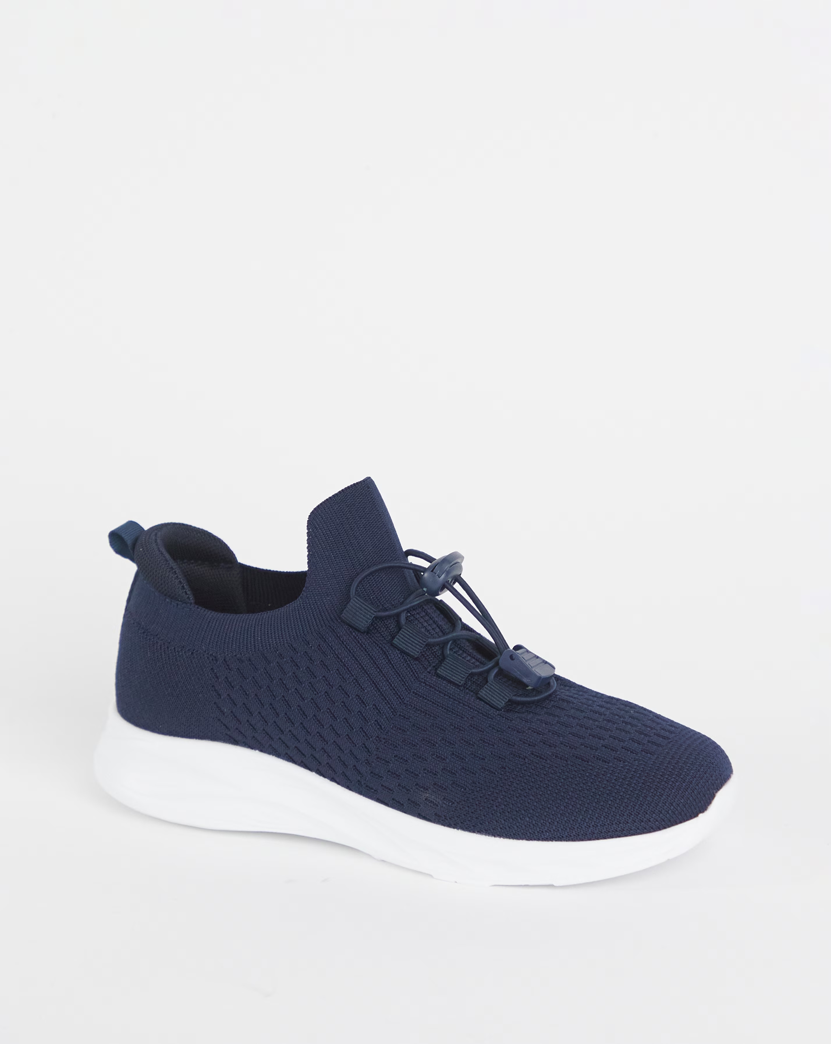Cushion Walk Navy Arch Support Toggle Trainers- Extra Wide Fit (EEE) 2 Cushion Walk Navy Arch Support Toggle Trainers -Wide Fit (E)