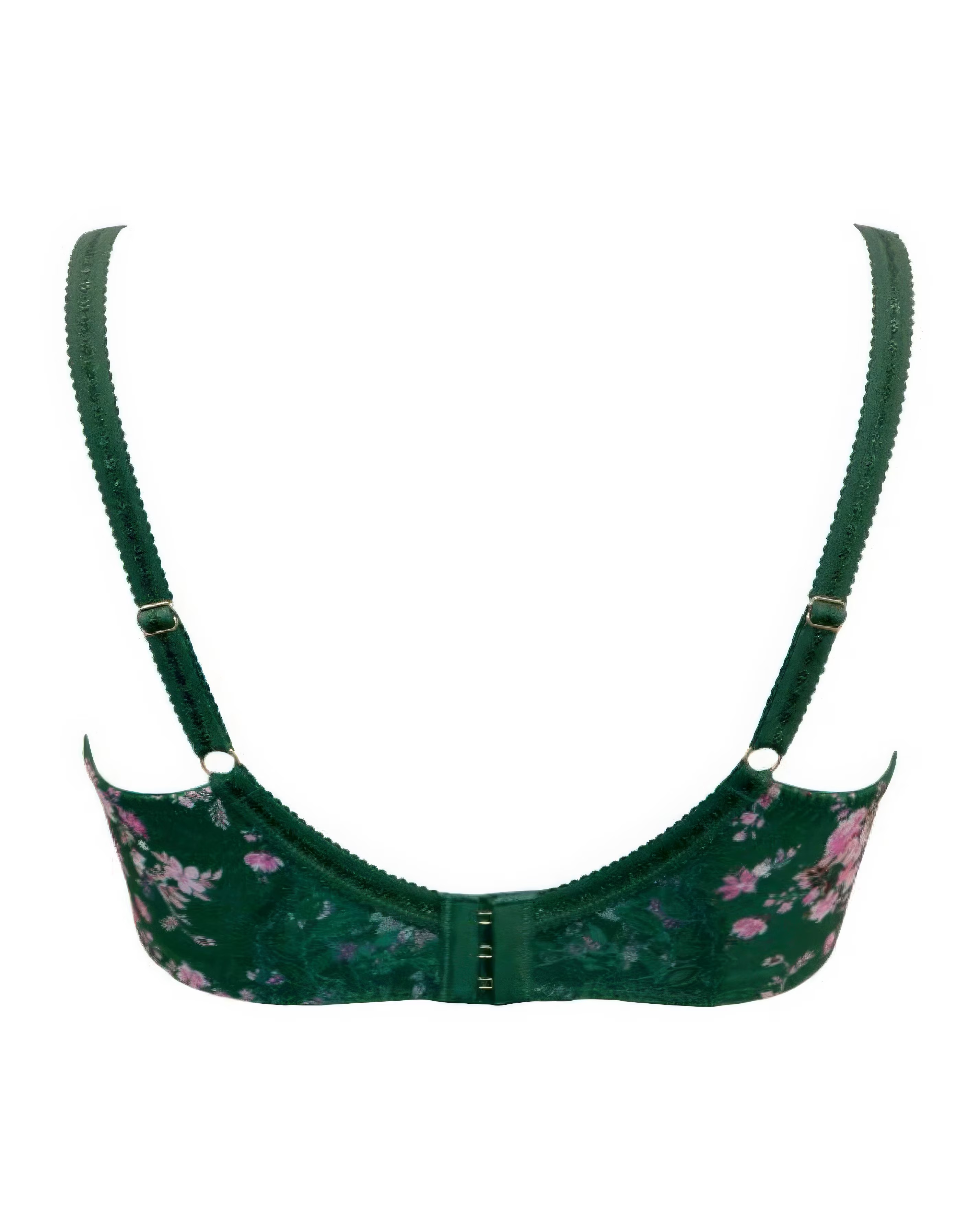 Pour Moi Bliss Full Cup Wired Non Pad Side Support Bra Forest/Floral 7 Pour Moi Bliss Full Cup Wired Non Pad Side Support Bra Forest/Floral