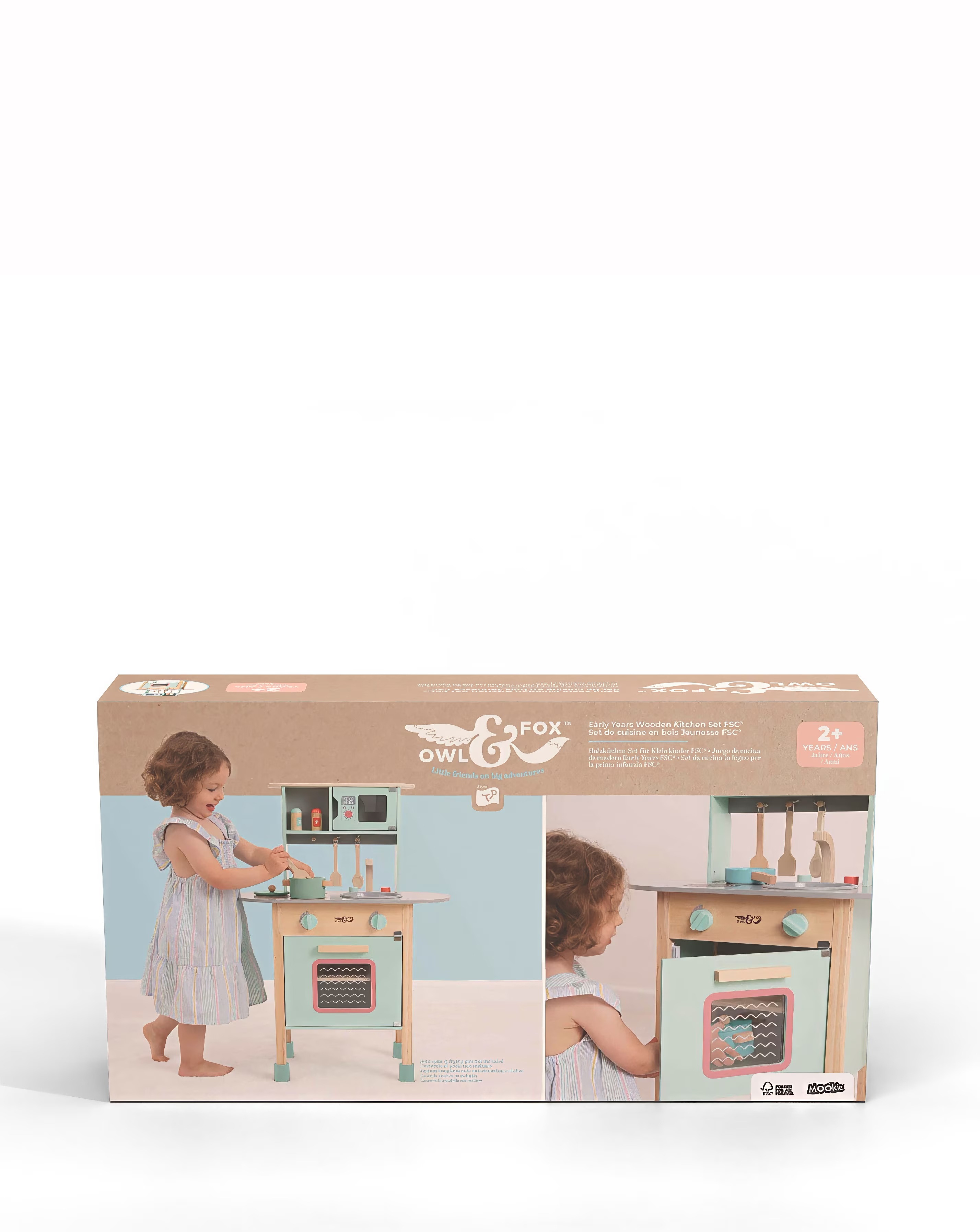 TP Owl & Fox Wooden Early Fun Kitchen Set 8 TP Owl & Fox Wooden Early Fun Kitchen Set