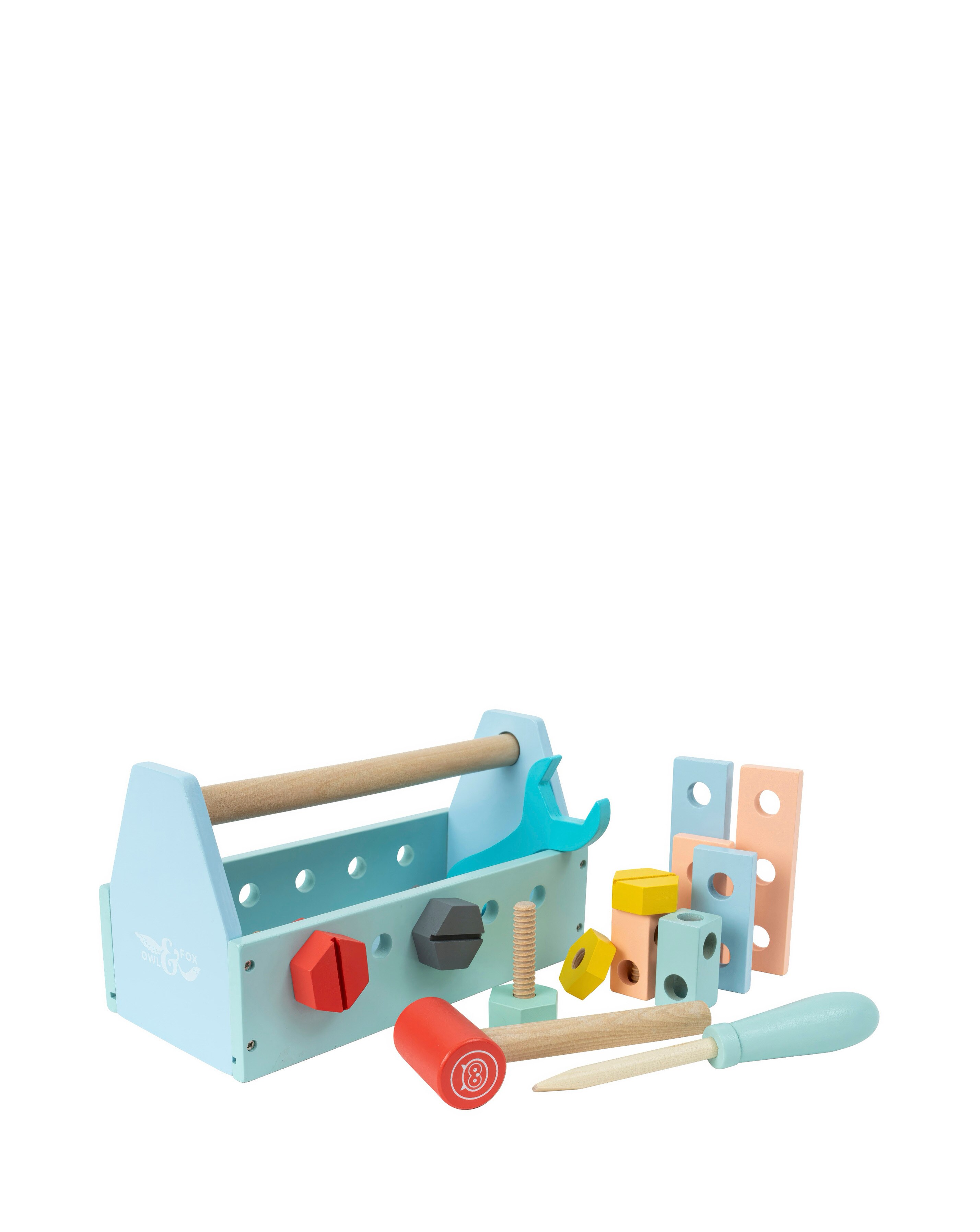 TP Owl & Fox Wooden Toolbox 2 TP Owl & Fox Wooden Toolbox