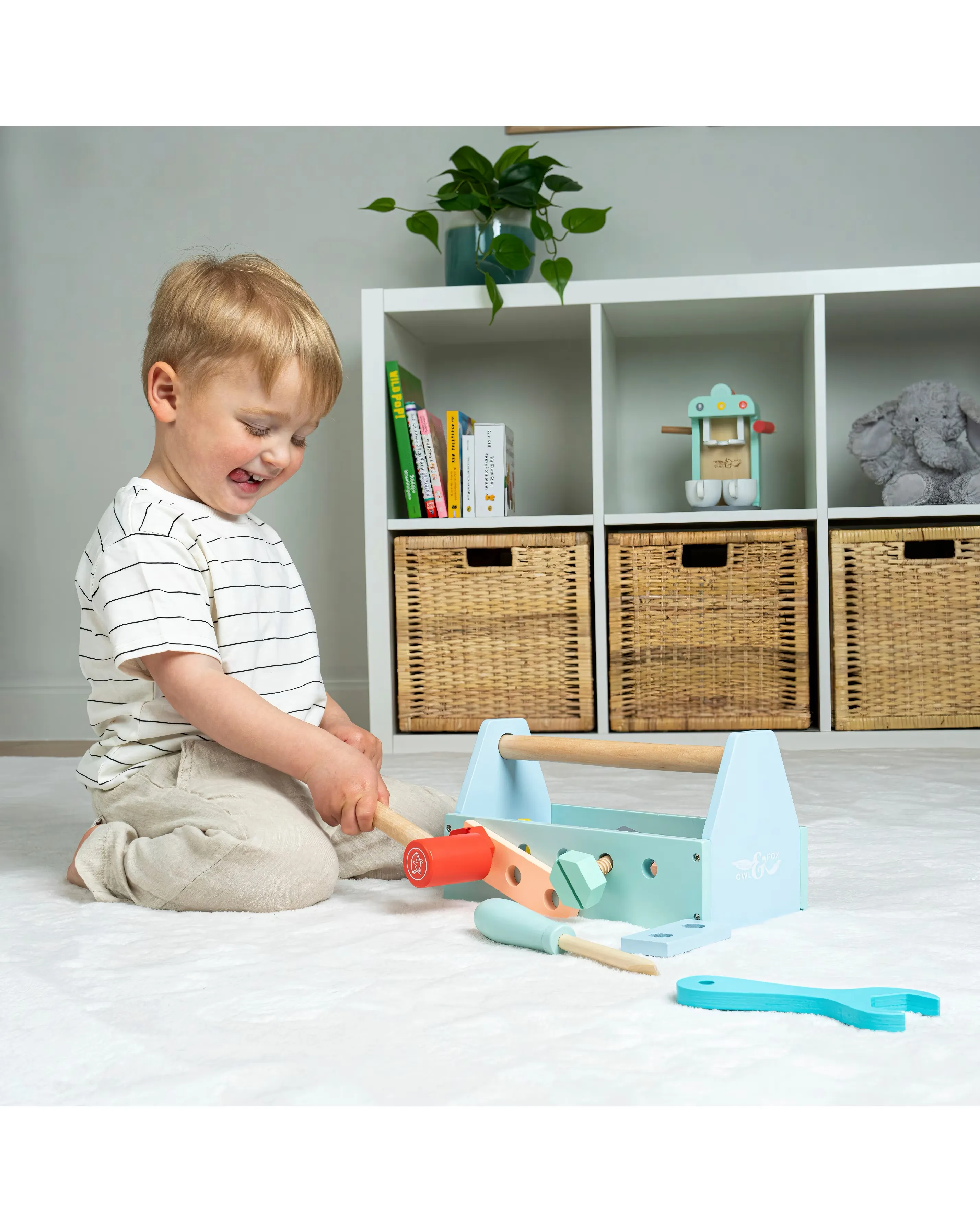 TP Owl & Fox Wooden Toolbox 6 TP Owl & Fox Wooden Toolbox