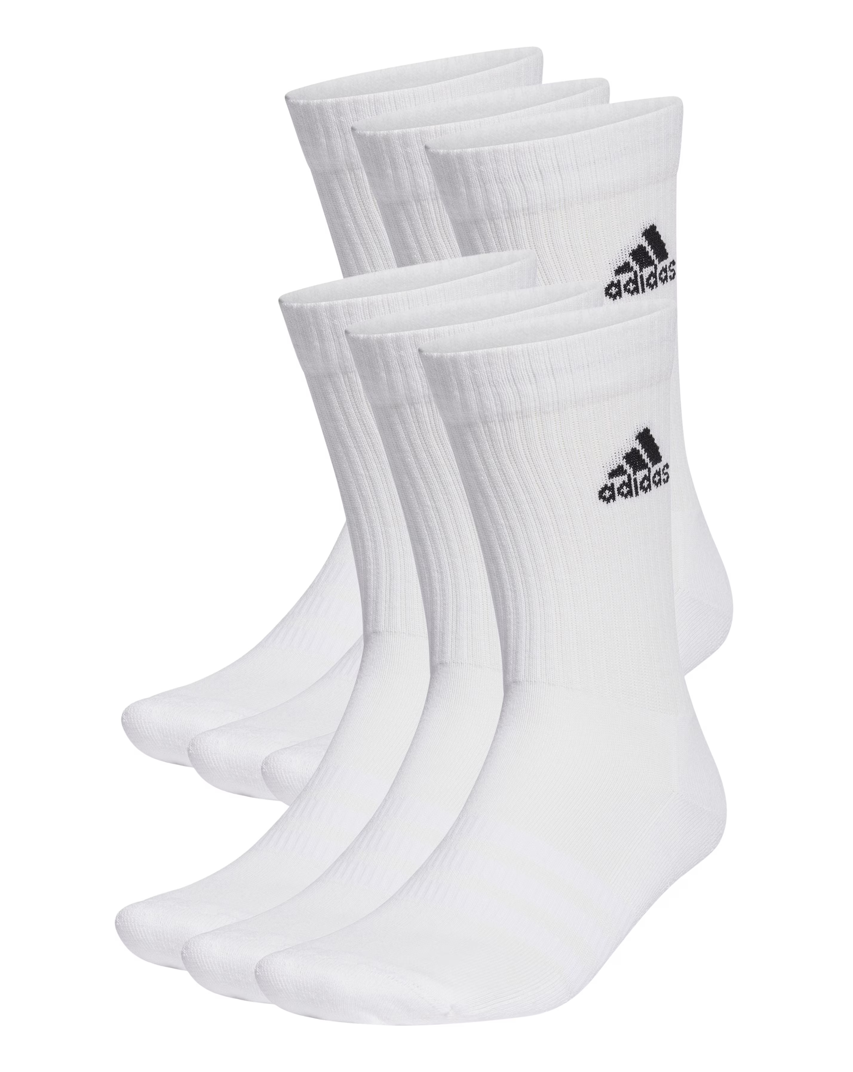 adidas Crew 6 Pack Socks 1 adidas Crew 6 Pack Socks