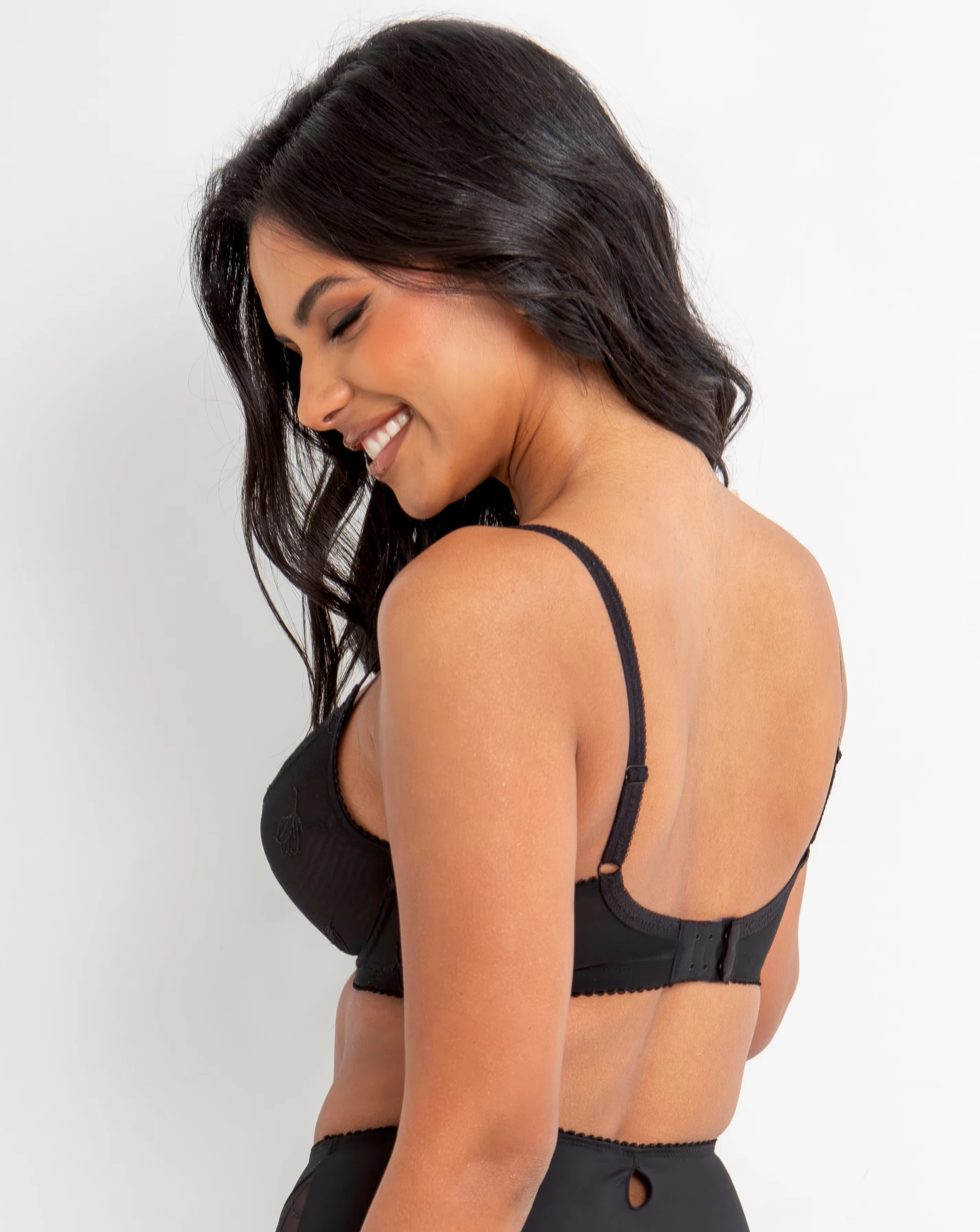 Pour Moi St Tropez Full Cup Wired Bra Black 2 Pour Moi St Tropez Full Cup Wired Bra Black