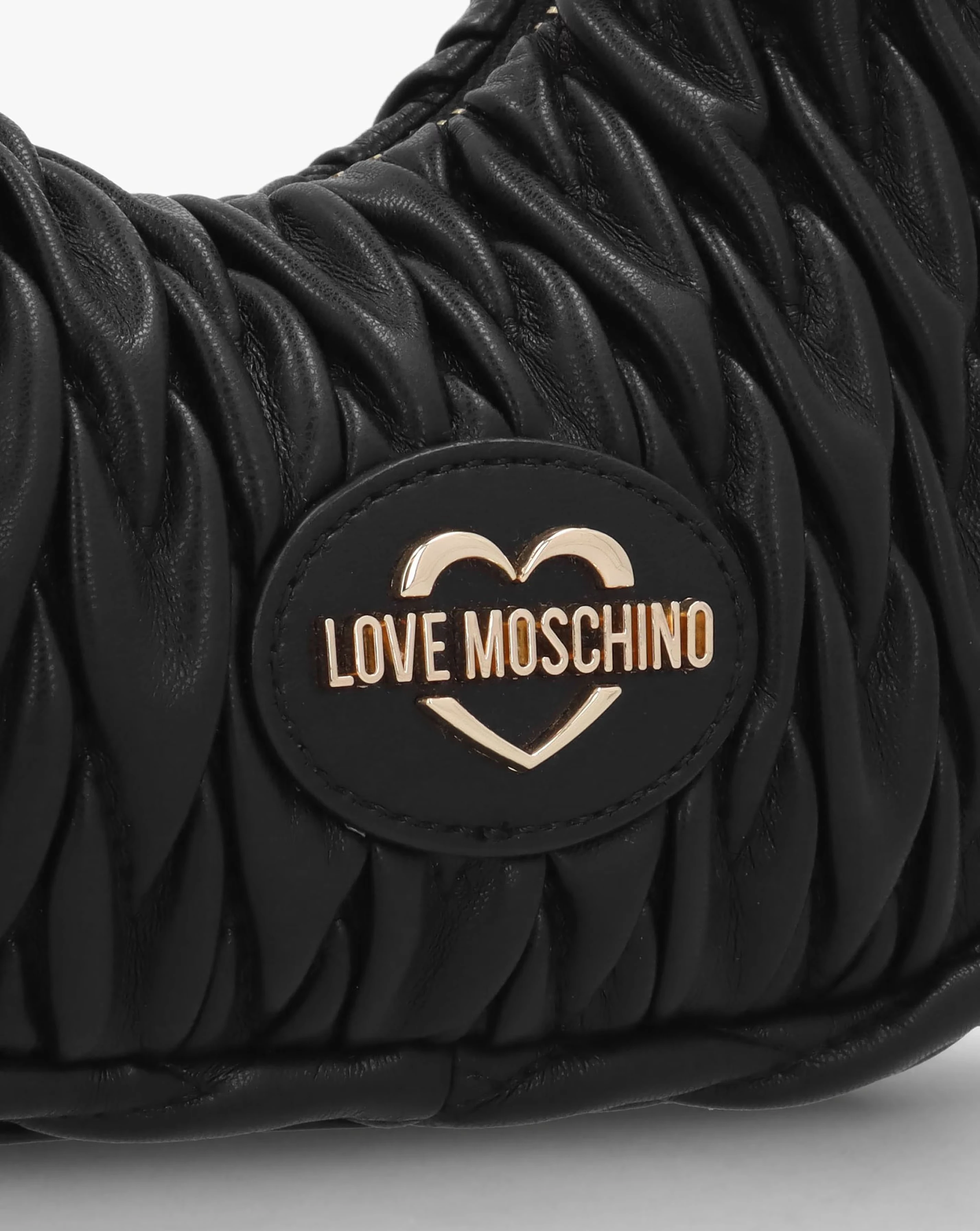 Love Moschino Stretch Quilt Black Baguette Bag 4 Love Moschino Stretch Quilt Black Baguette Bag