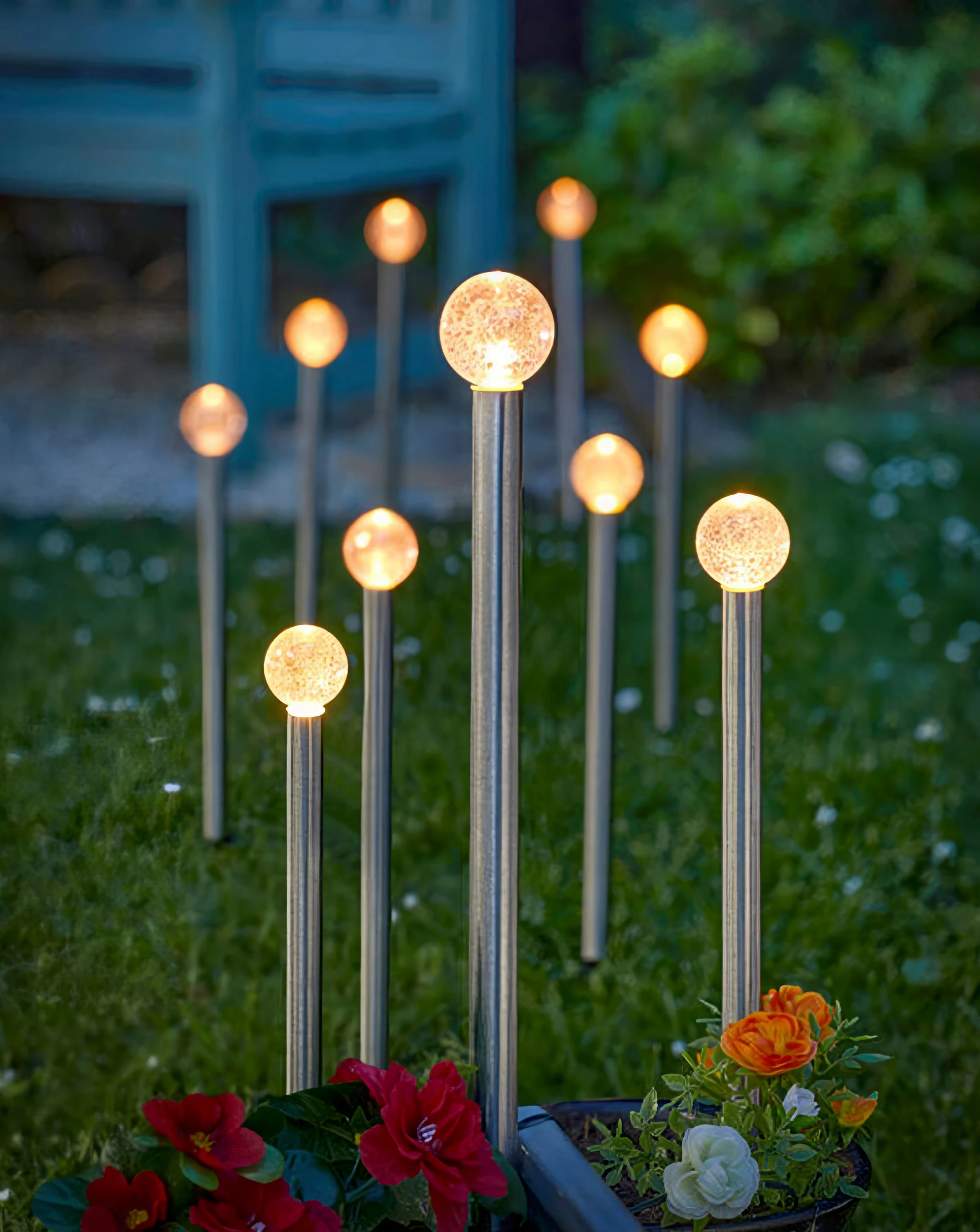 10 GlowBalls Stake Lights 1 10 GlowBalls Stake Lights