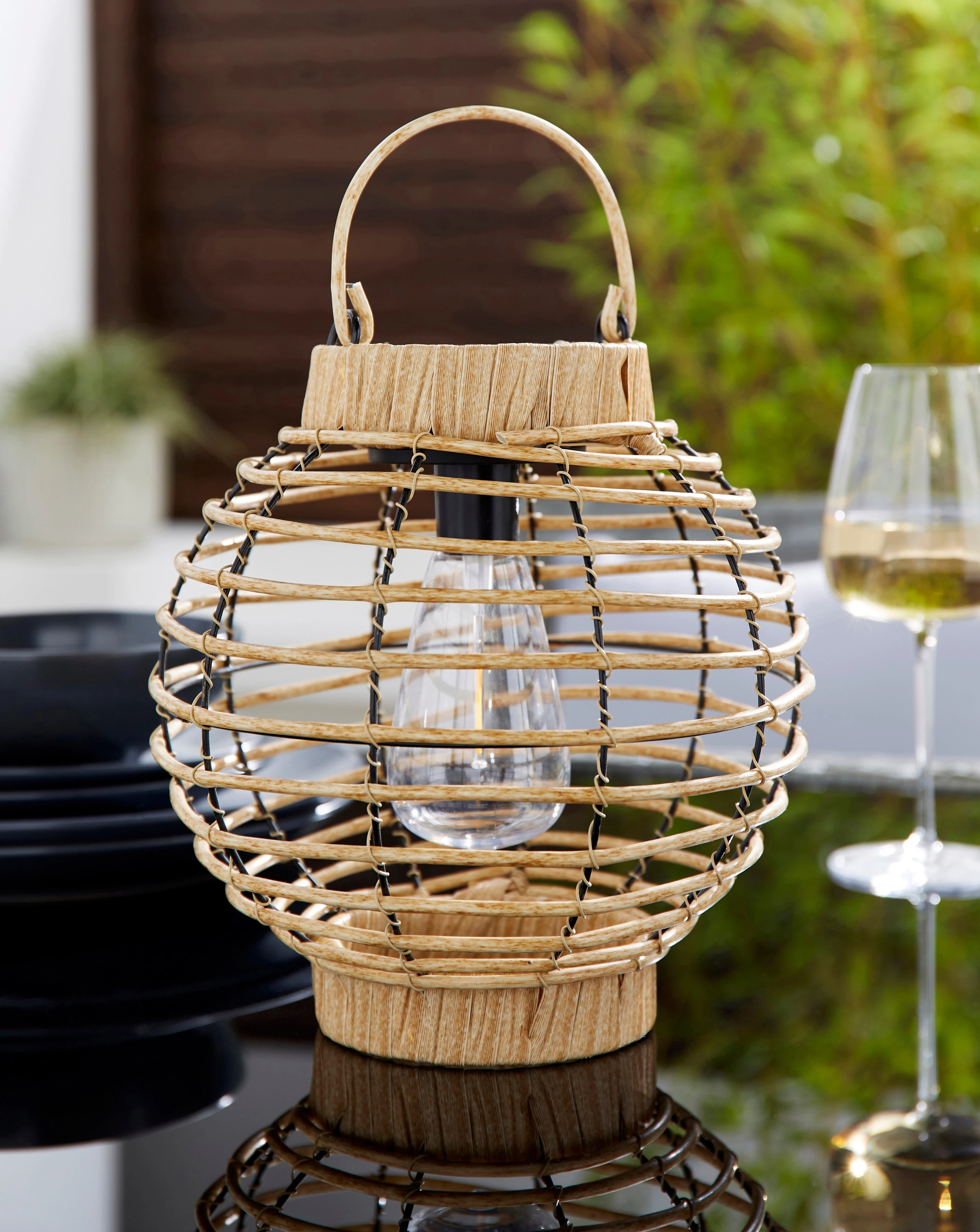 Natural Rattan Lantern 2 Natural Rattan Lantern