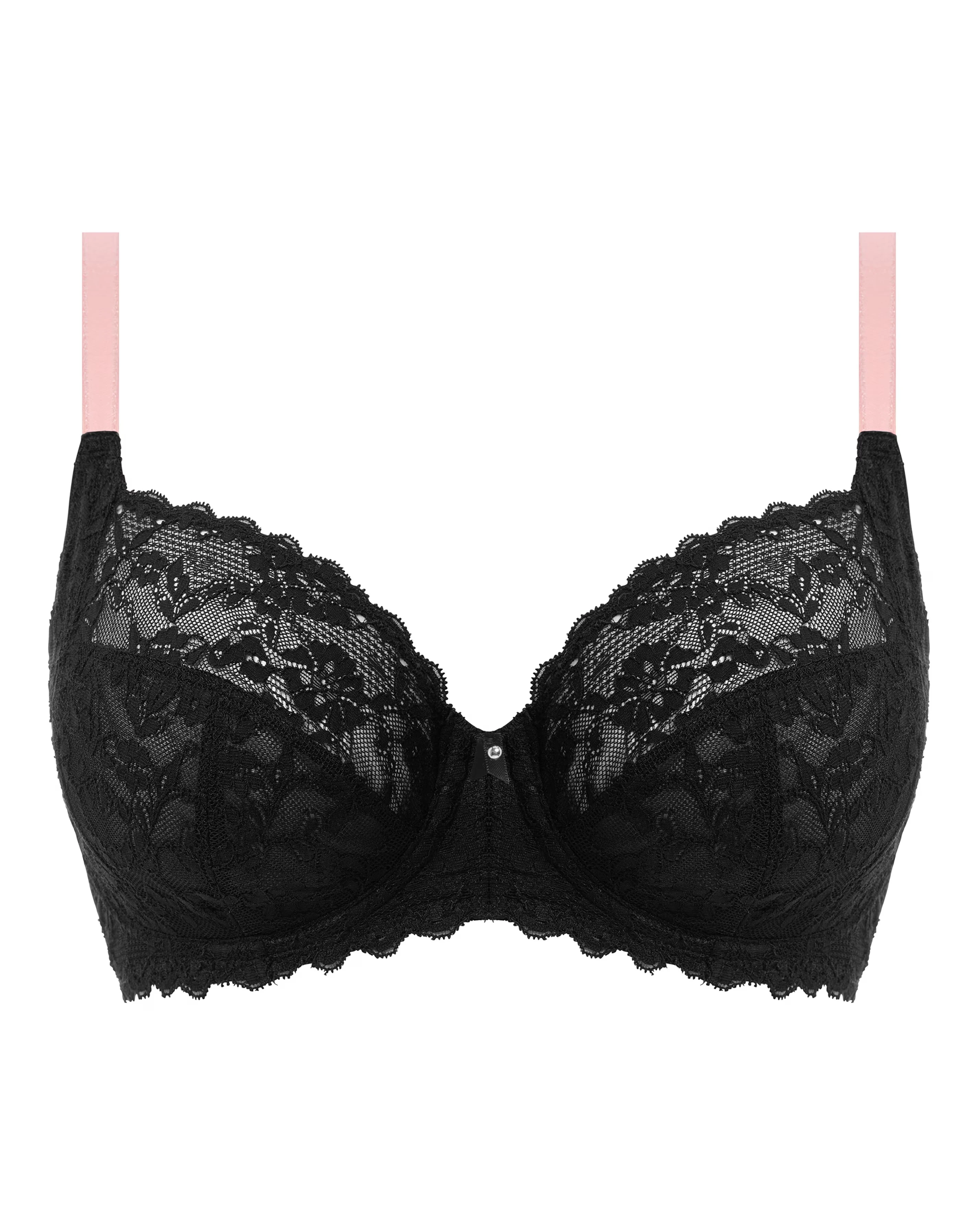Freya Offbeat Balcony Wired Bra Black 3 Freya Offbeat Balcony Wired Bra Black