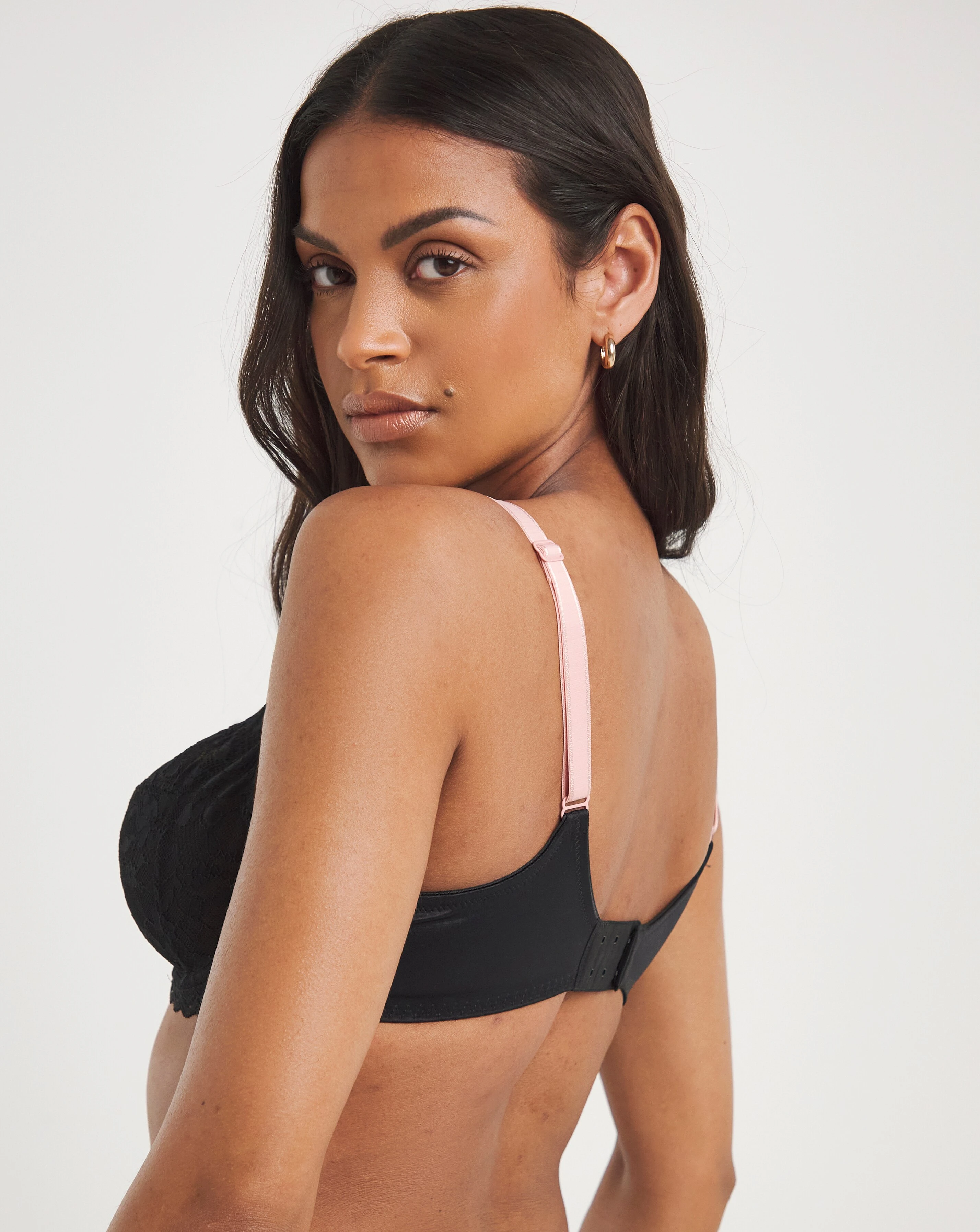 Freya Offbeat Balcony Wired Bra Black 4 Freya Offbeat Balcony Wired Bra Black