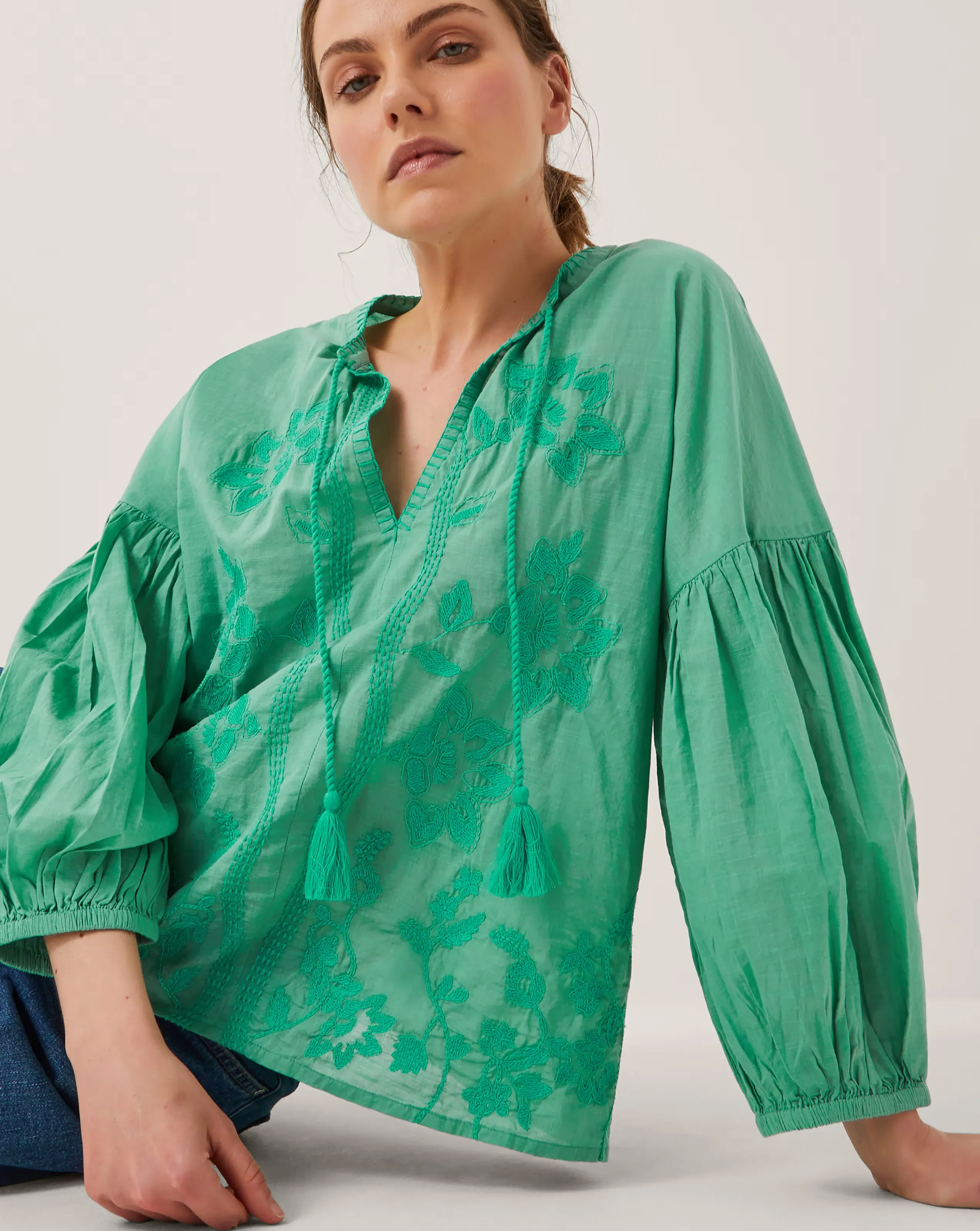Monsoon Milly Slouchy Embroidered Blouse 3 Monsoon Milly Slouchy Embroidered Blouse