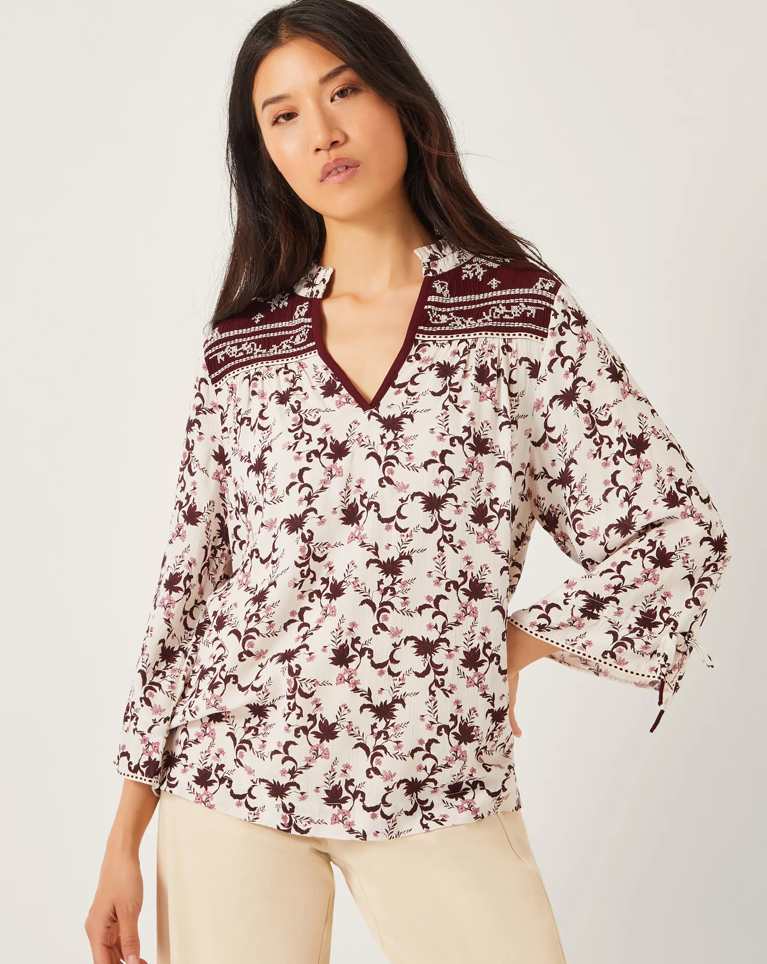 Monsoon Jacqueline Floral Print Top 1 Monsoon Jacqueline Floral Print Top