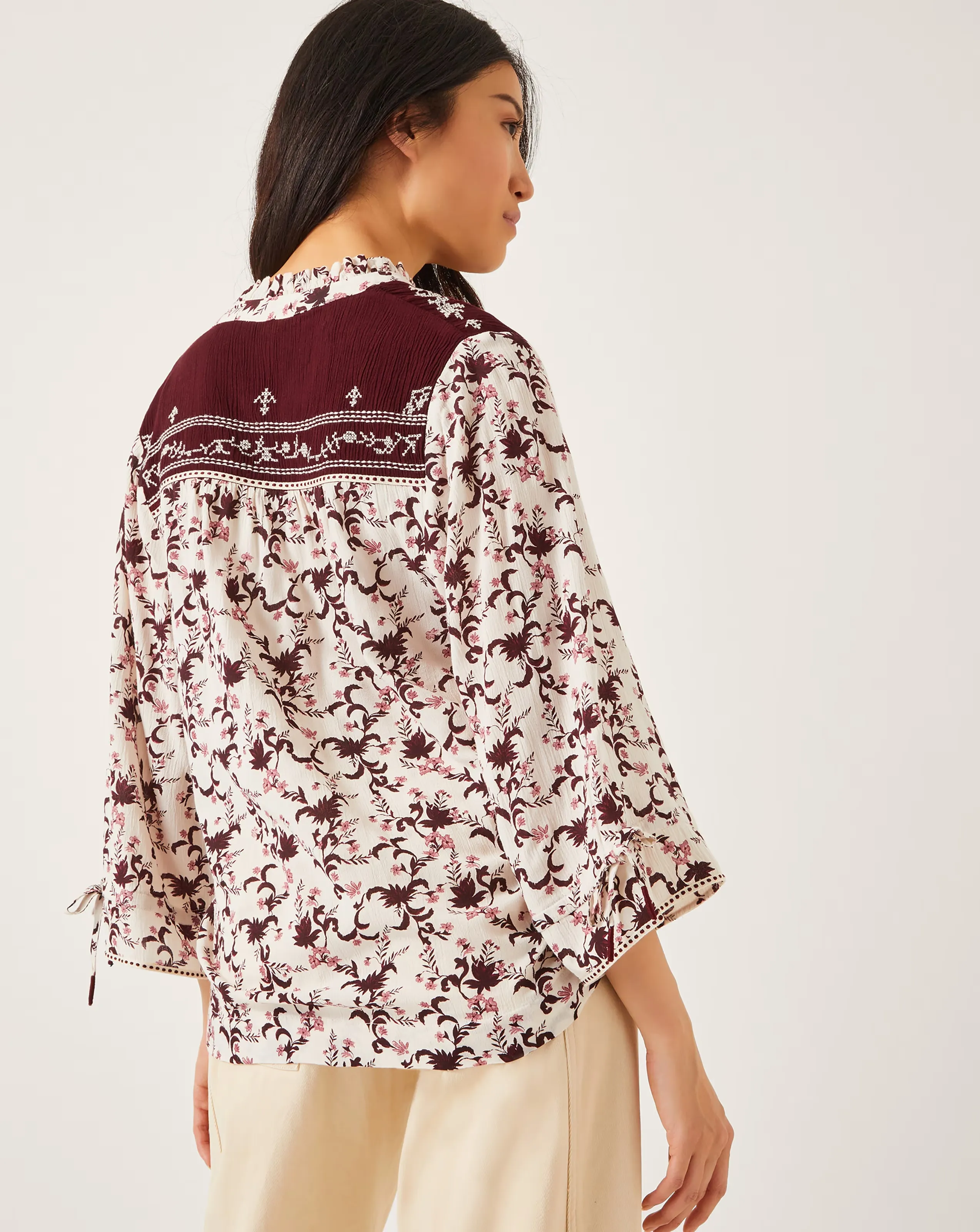 Monsoon Jacqueline Floral Print Top 2 Monsoon Jacqueline Floral Print Top