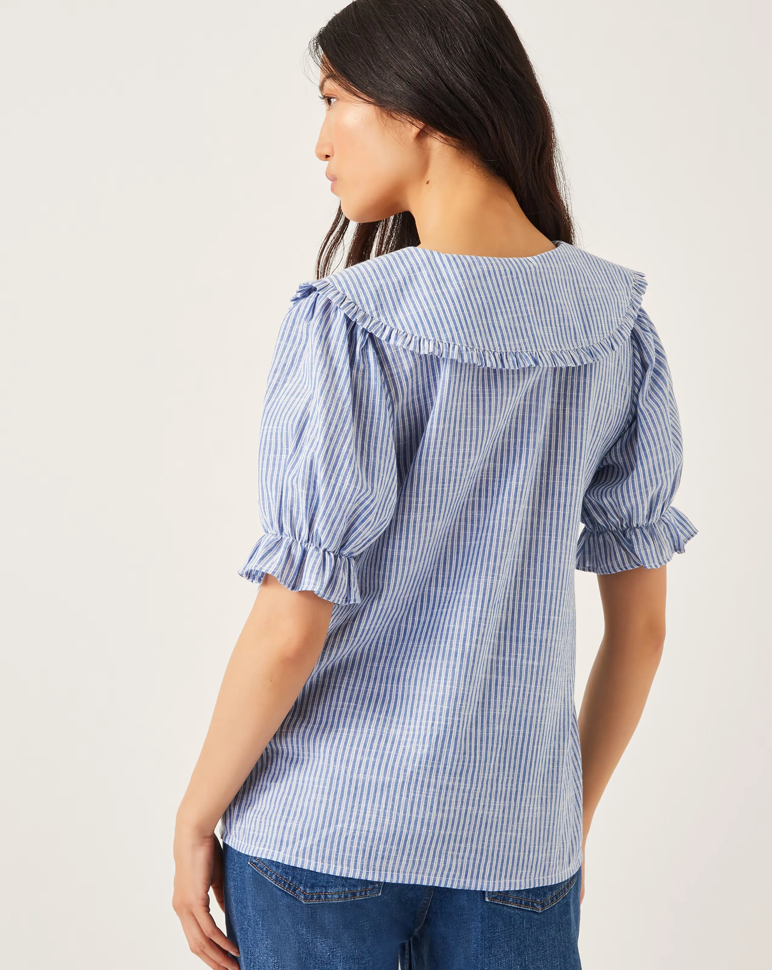 Monsoon Winnie Lace Stripe Shirt 2 Monsoon Winnie Lace Stripe Shirt