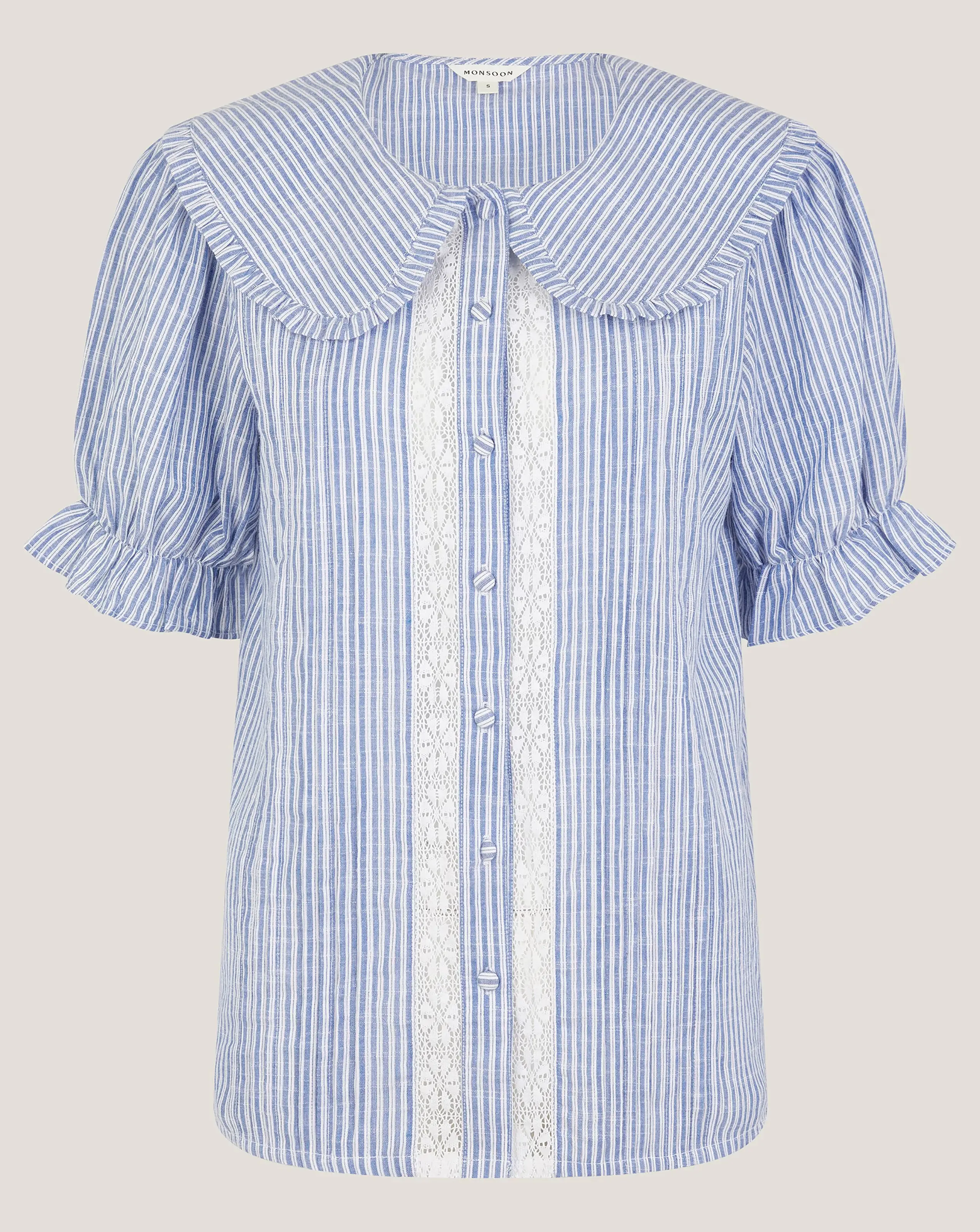 Monsoon Winnie Lace Stripe Shirt 5 Monsoon Winnie Lace Stripe Shirt