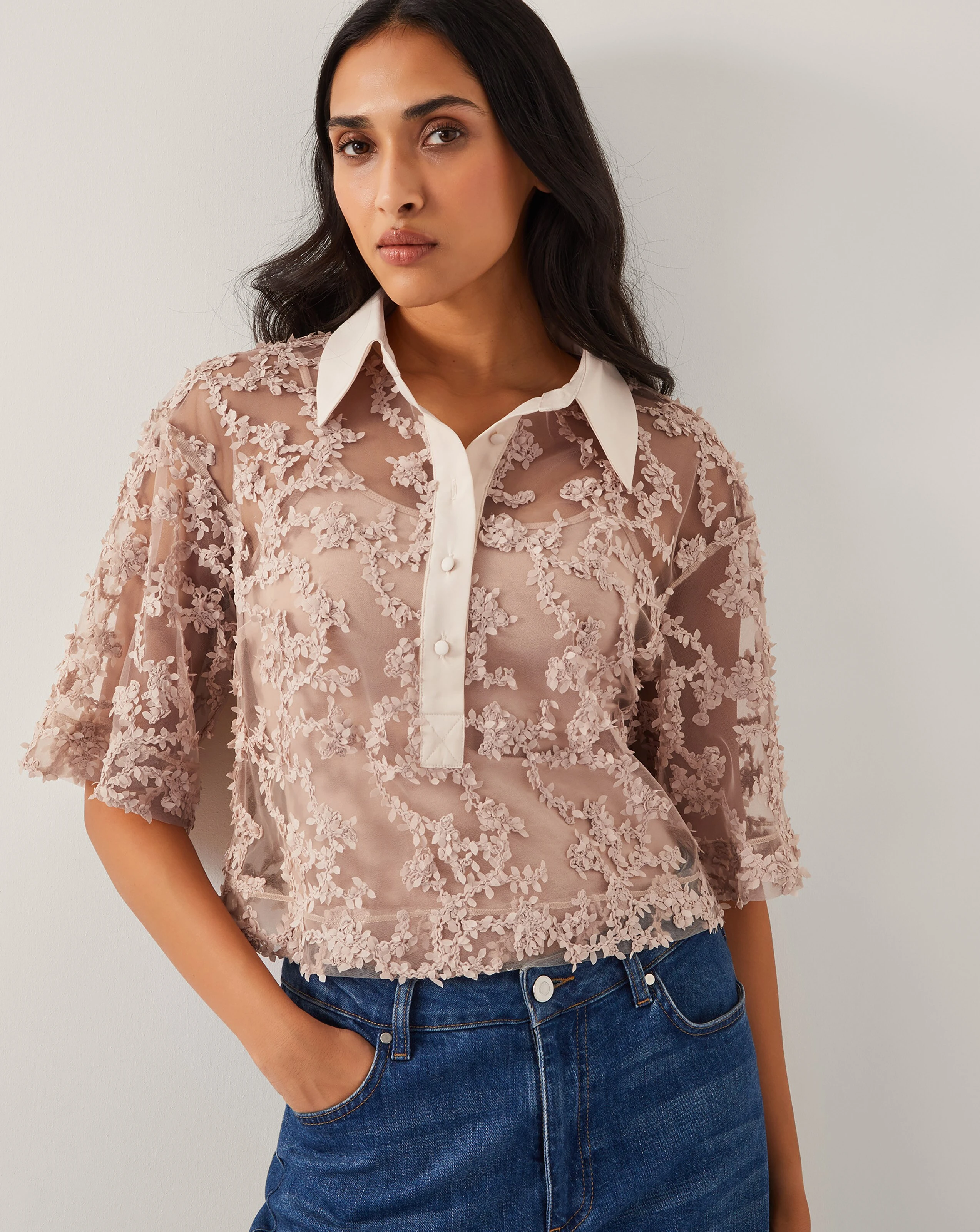 Monsoon Alanna Sheer Shirt 2 Monsoon Alanna Sheer Shirt