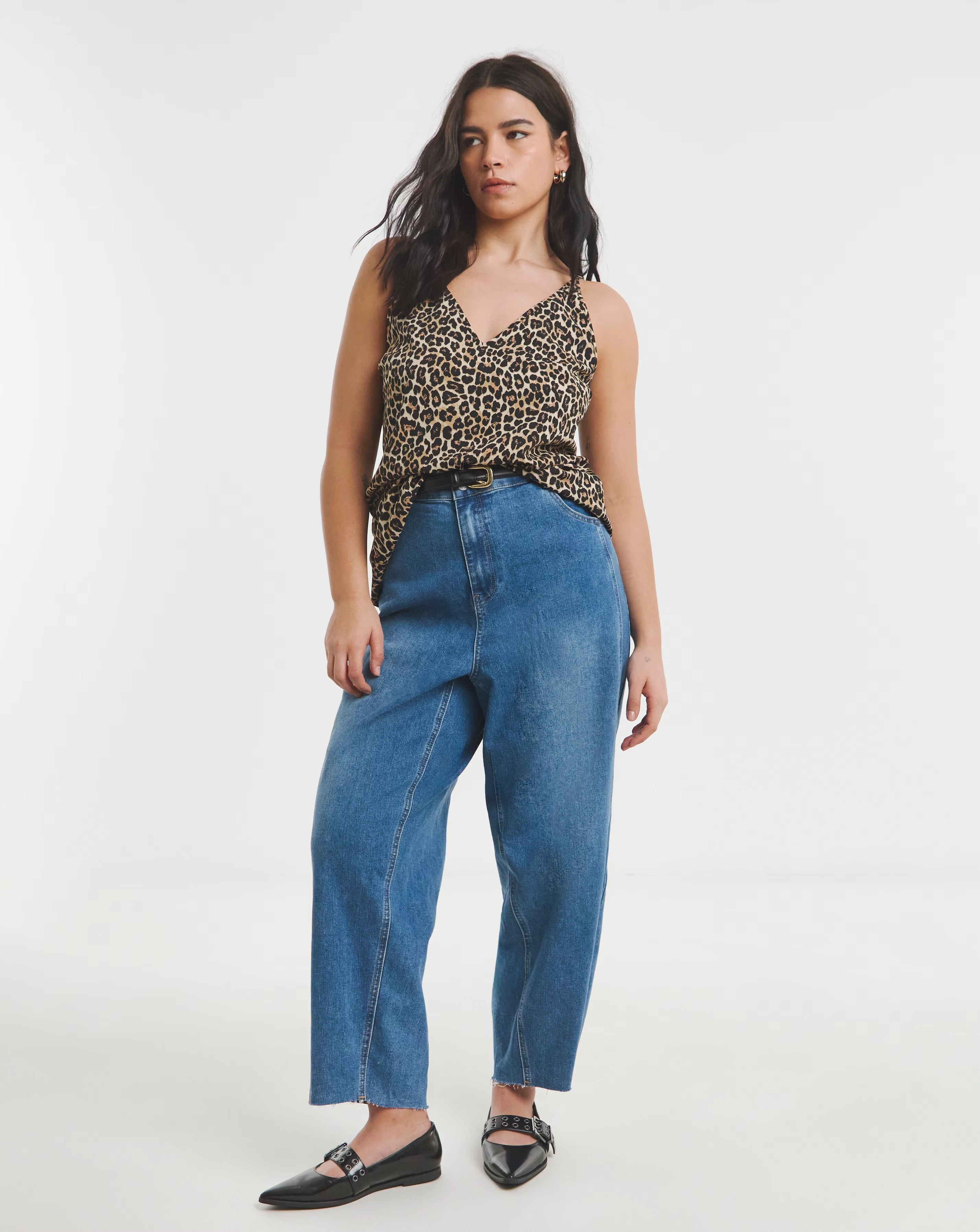 Simply Be V Neck Leopard Print Cami 3 Simply Be V Neck Leopard Print Cami