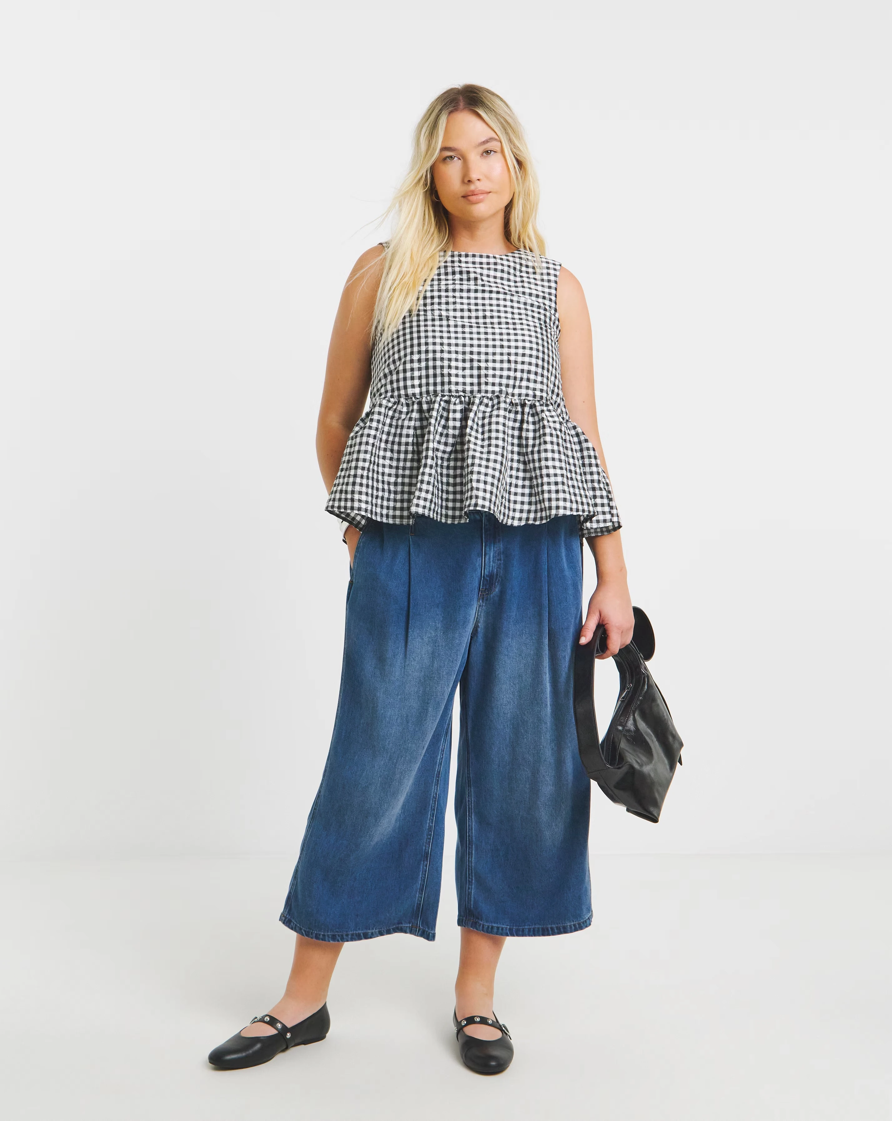 Simply Be Gingham Check Vest 2 Simply Be Gingham Check Vest