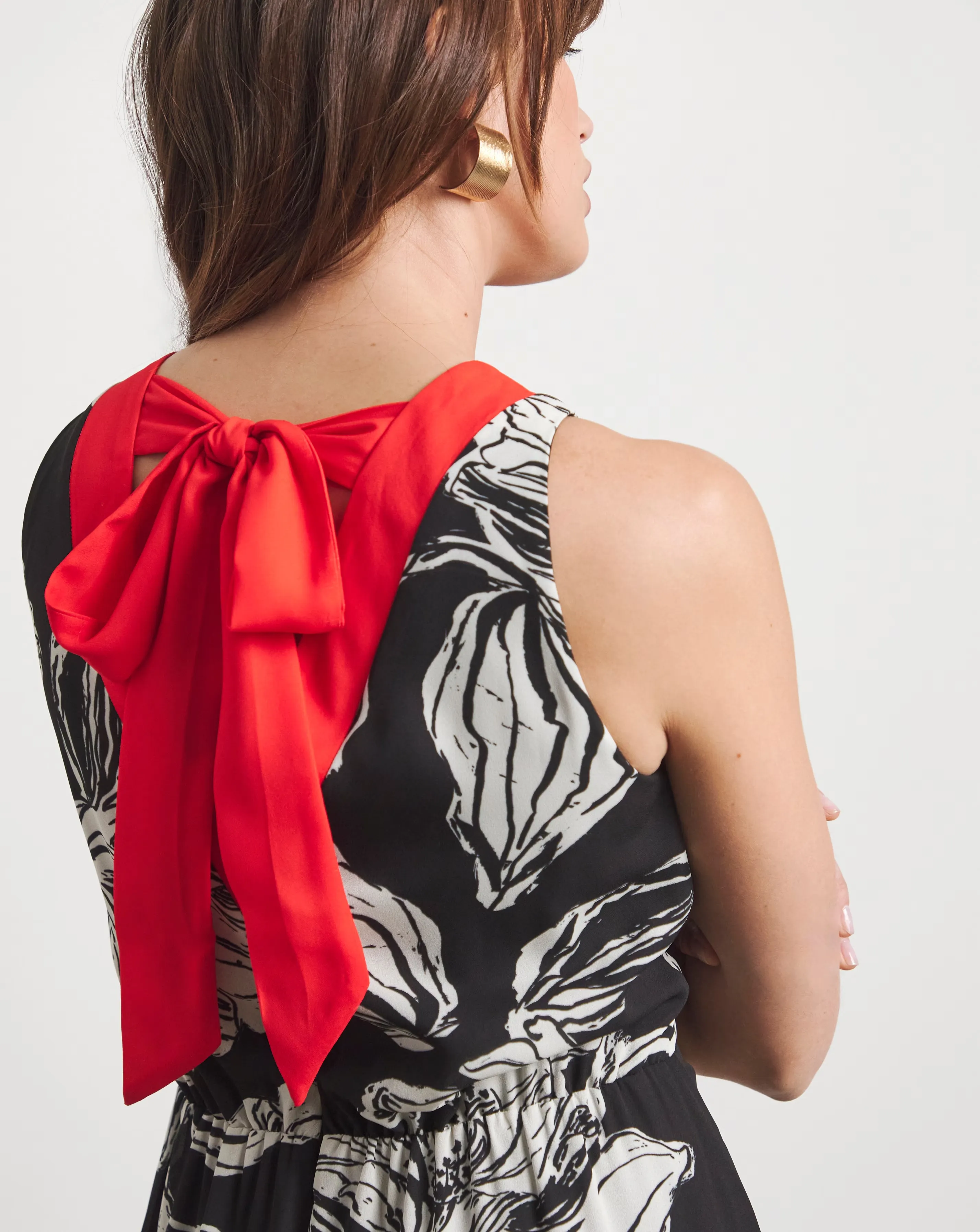 Joanna Hope Sleeveless Border Print Dresses 4 Joanna Hope Sleeveless Border Print Dresses