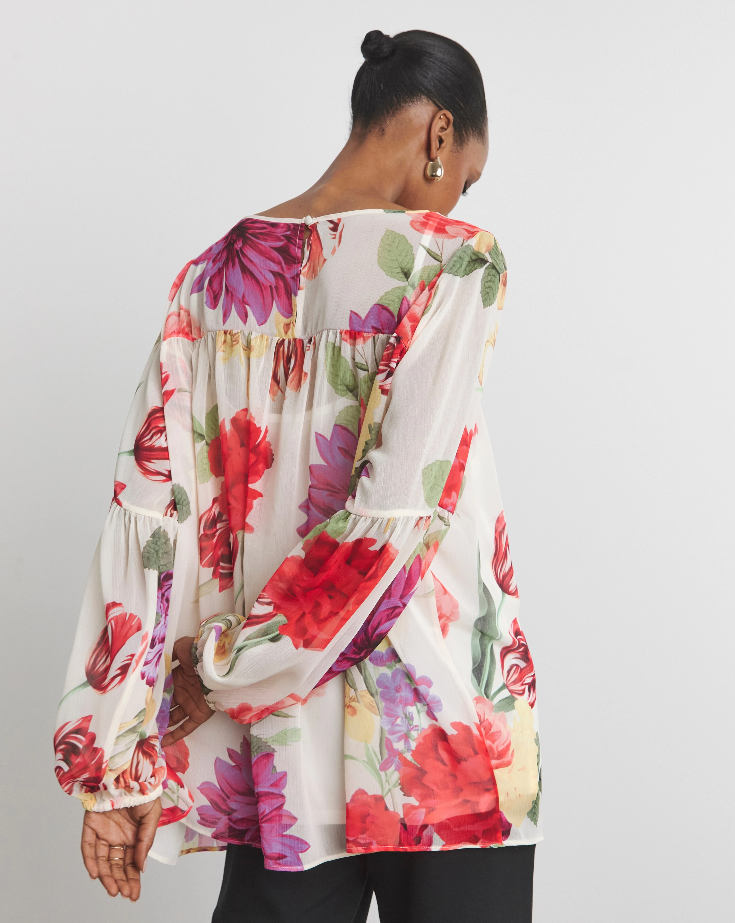 Joanna Hope Romantic Chiffon Blouse 3 Joanna Hope Romantic Chiffon Blouse