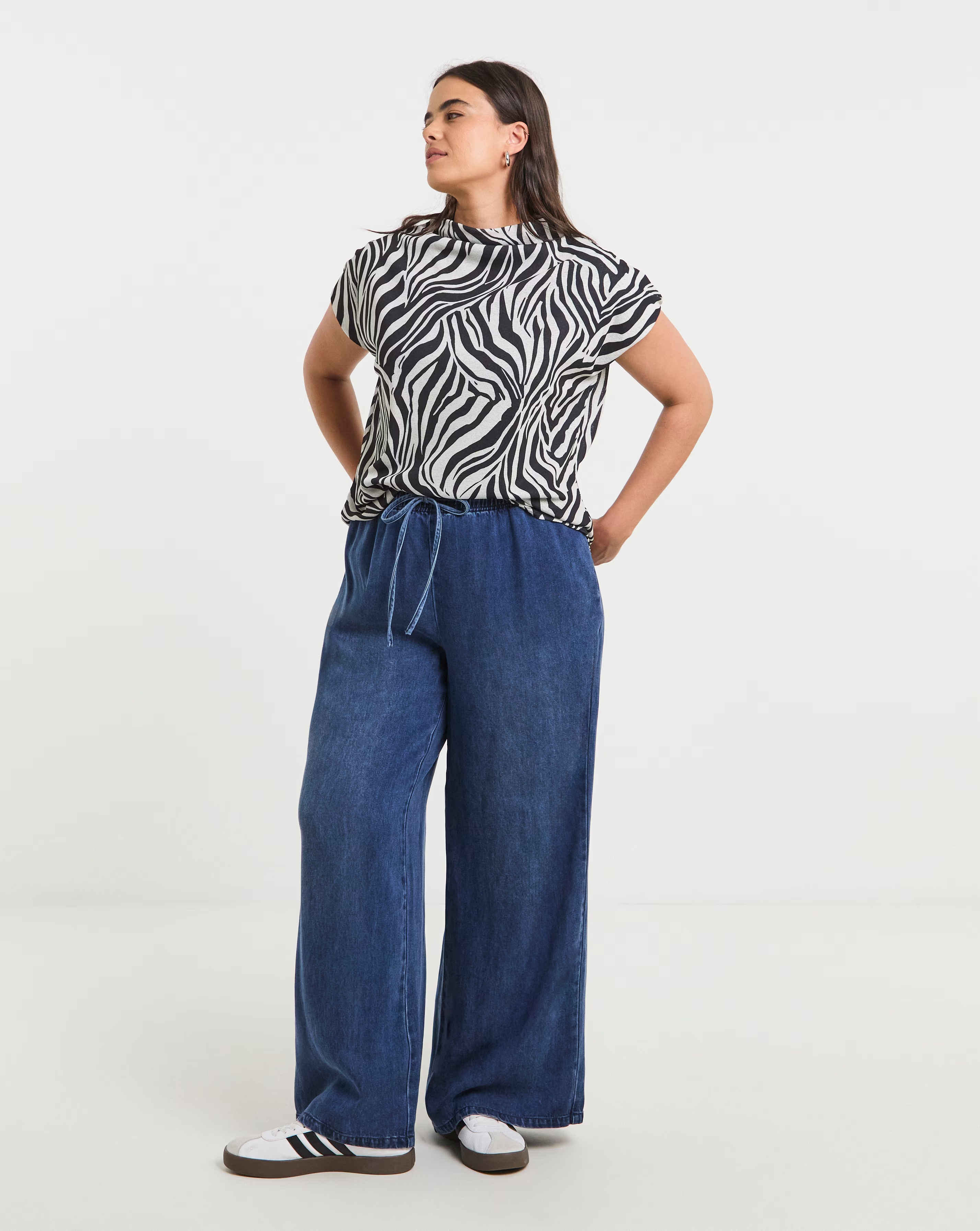Simply Be Zebra Print Slash Neck Mesh Top 4 Simply Be Zebra Print Slash Neck Mesh Top