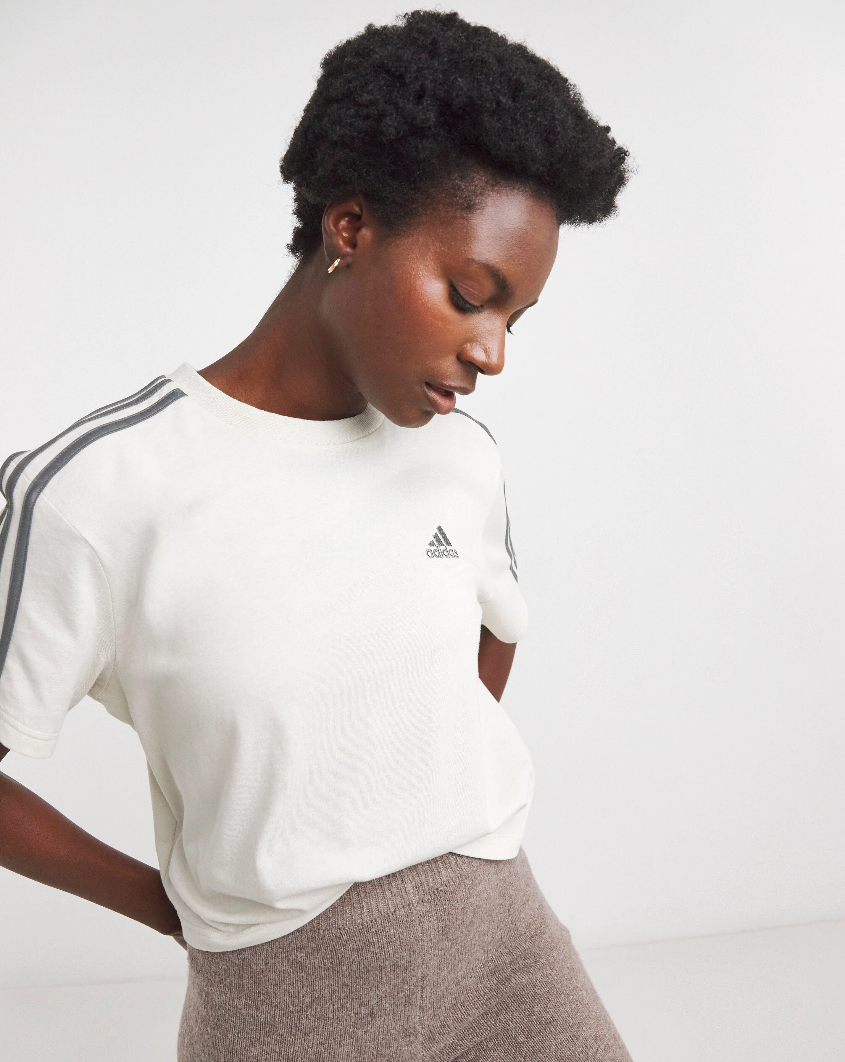 adidas 3 Stripe Crop Top 1 adidas 3 Stripe Crop Top