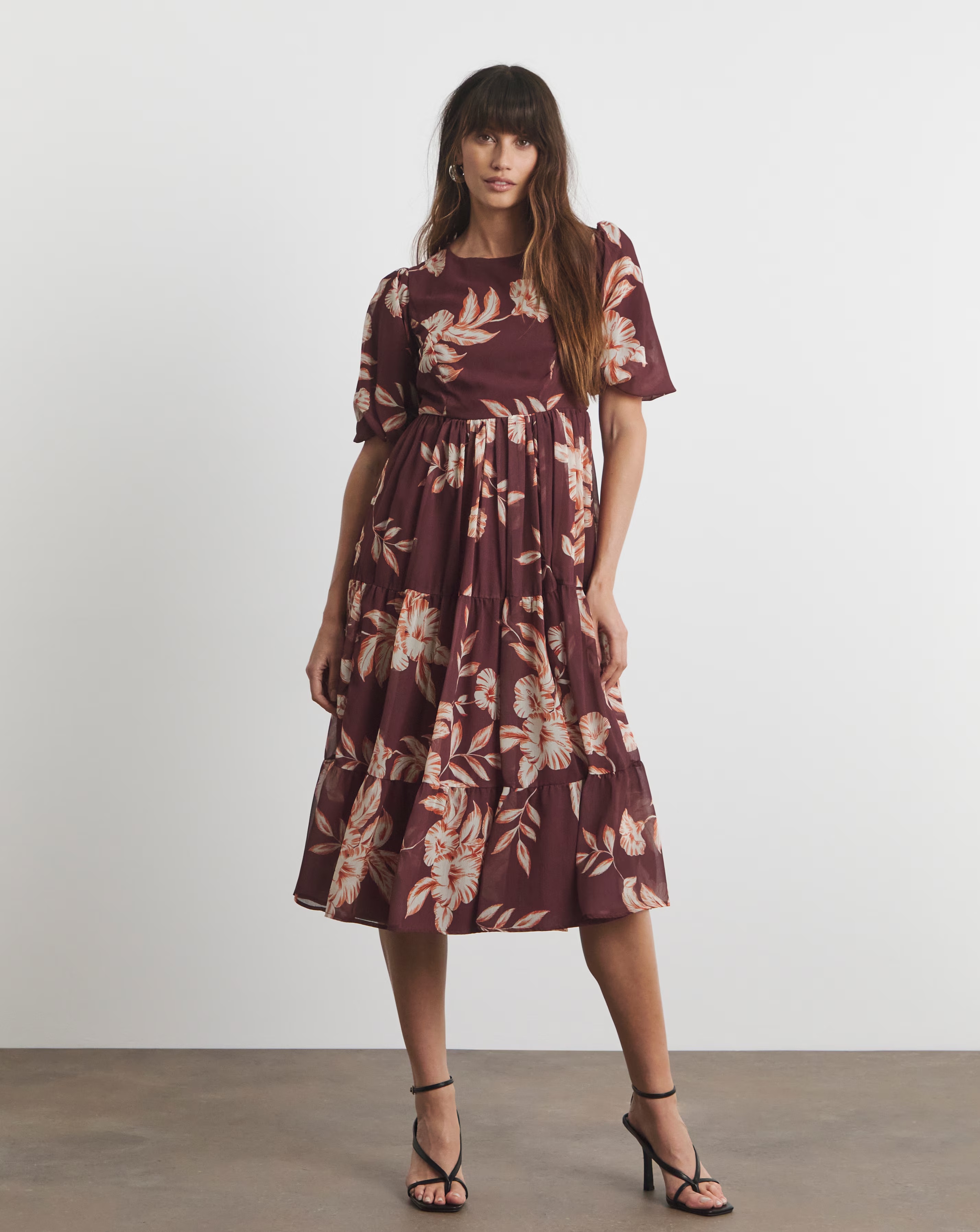 Joanna Hope Lace Back Midi Dress 1 Joanna Hope Lace Back Midi Dress