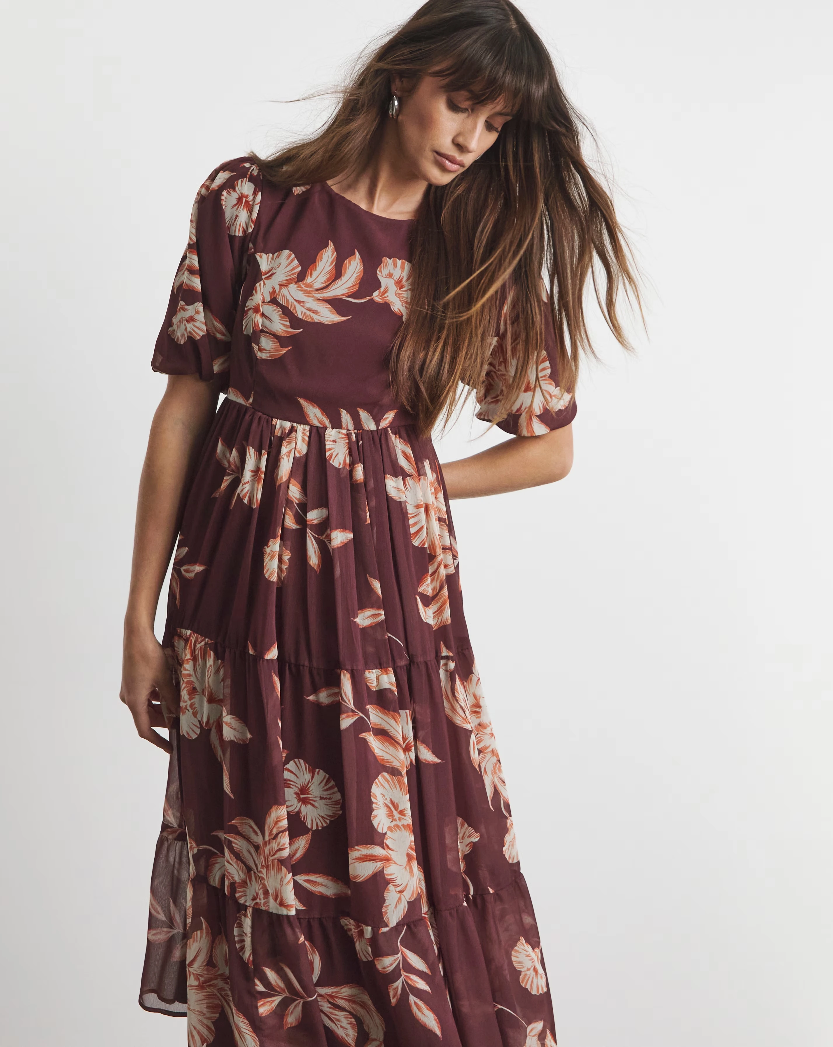 Joanna Hope Lace Back Midi Dress 2 Joanna Hope Lace Back Midi Dress
