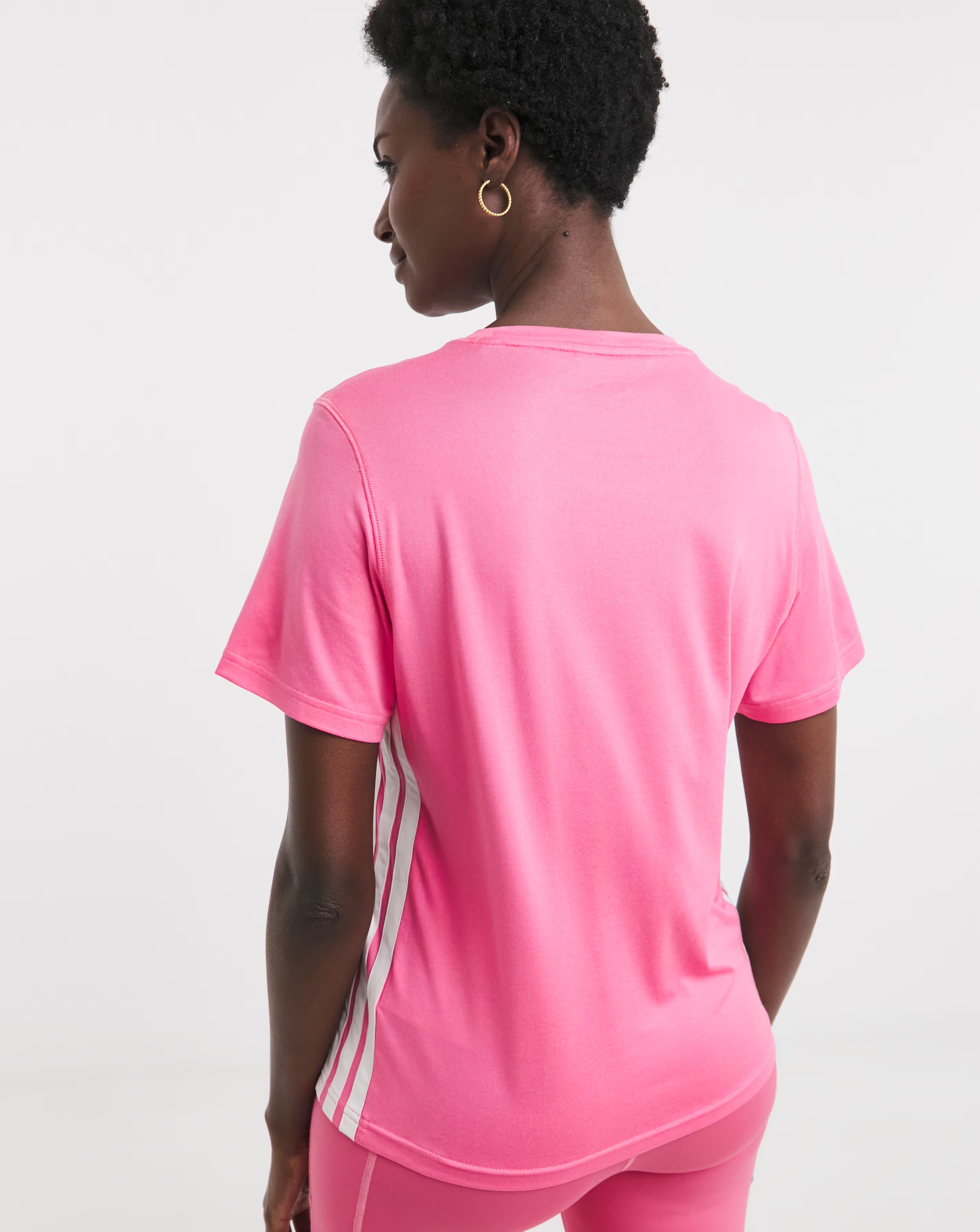 adidas Train Essentials 3 Stripes Workout T-Shirt 2 adidas Train Essentials 3 Stripes Workout T-Shirt